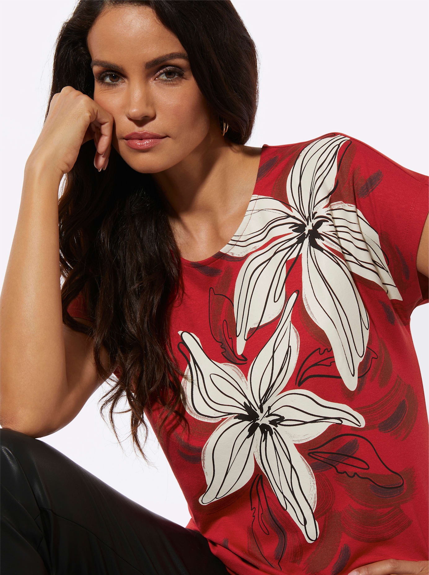 creation L Print-Shirt »Druck-Shirt« 1 tlg.