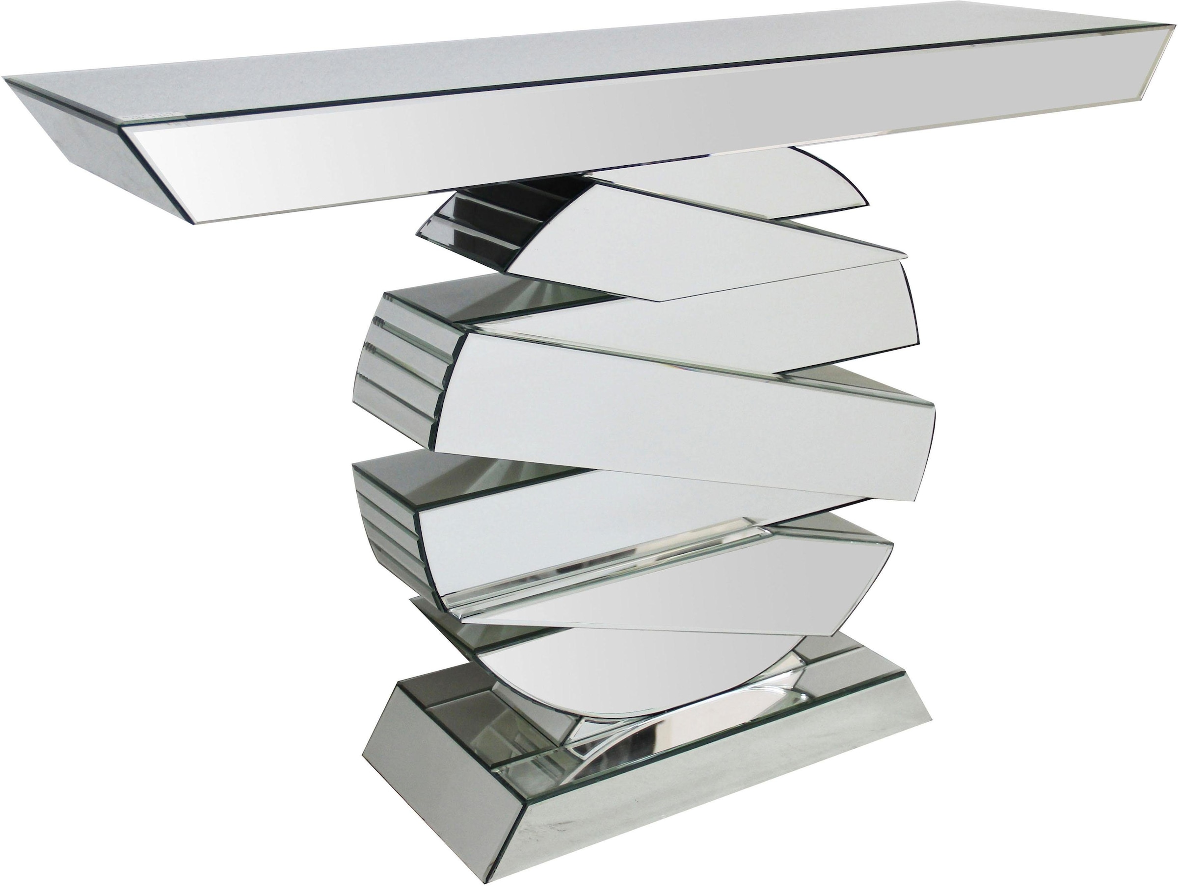 Image of SalesFever Konsolentisch "Eleganter Beistelltisch" Spiegelfinish für elegante Raumgestaltung