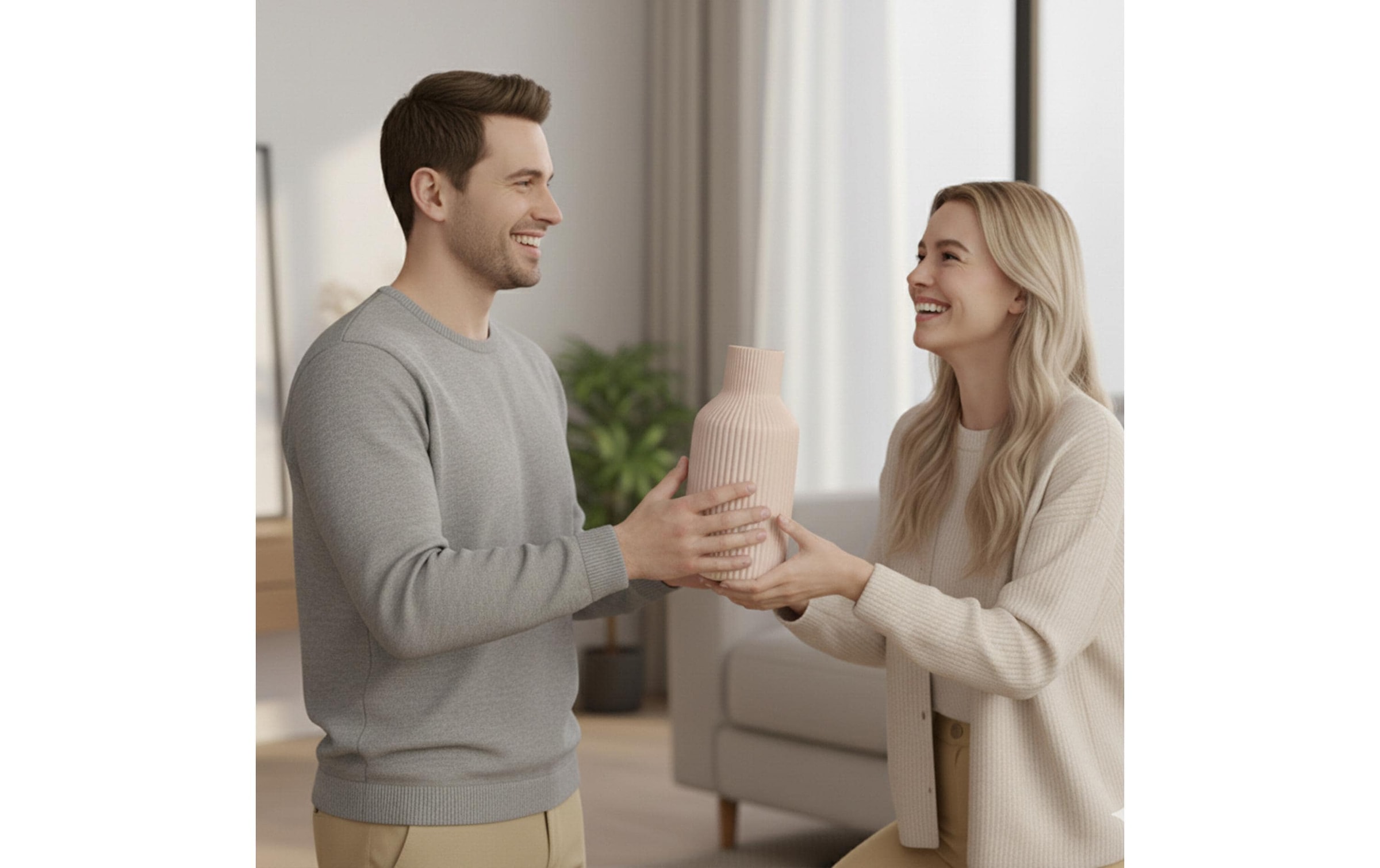 relaxdays Dekovase »3er Set«