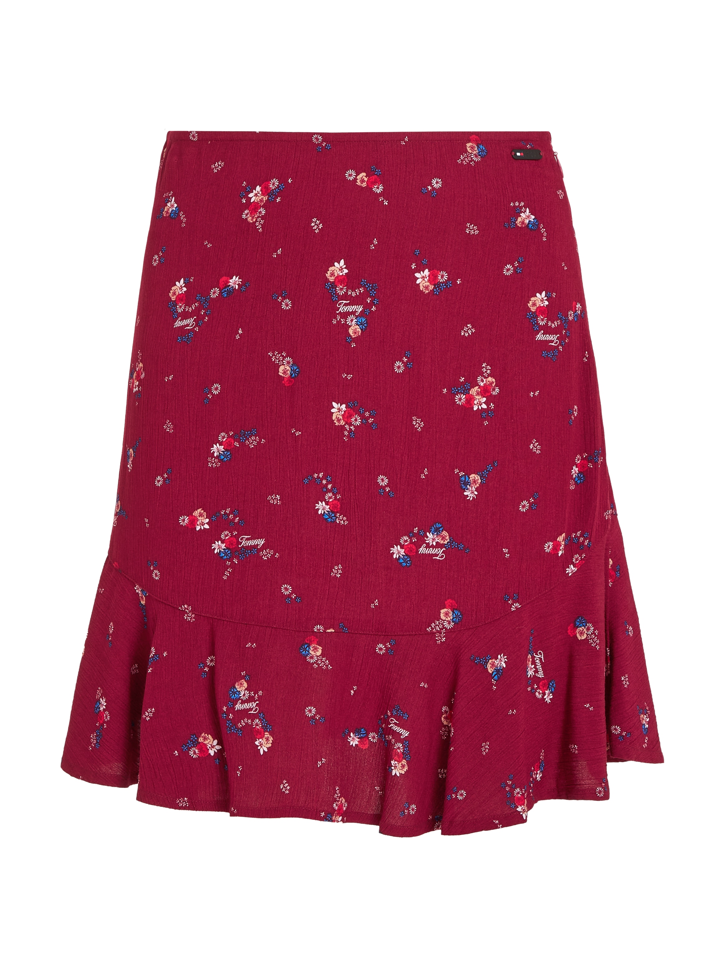 Tommy Jeans Minirock »TJW FLORAL TIERED MINI SKIRT«, Webrock mit Blumenprint