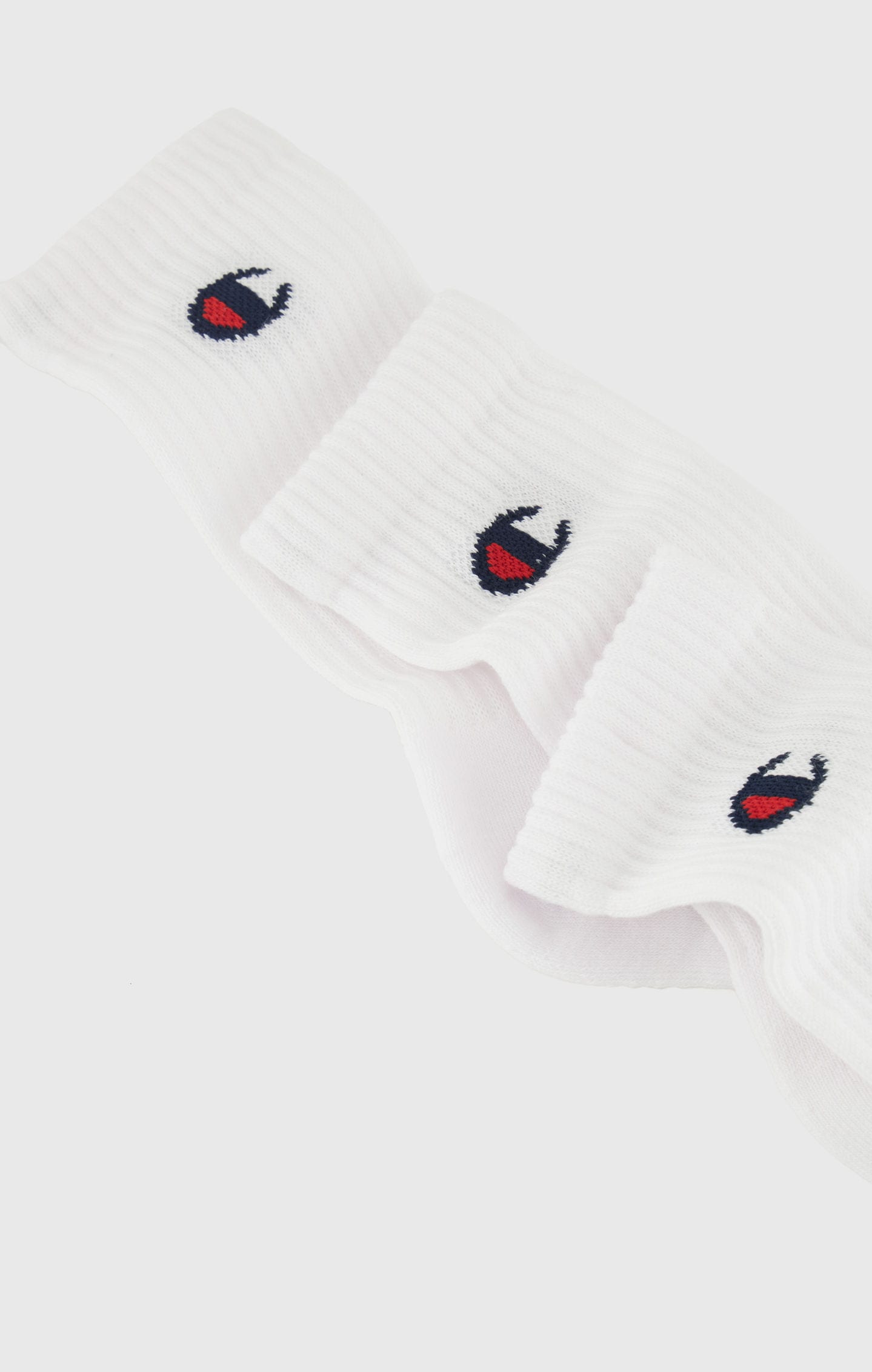 Champion Tennissocken »3 Pack Crew Socks« 3 Paar tlg. für sportive Aktivitäten, aus Baumwolle, Polyester und Elasthan