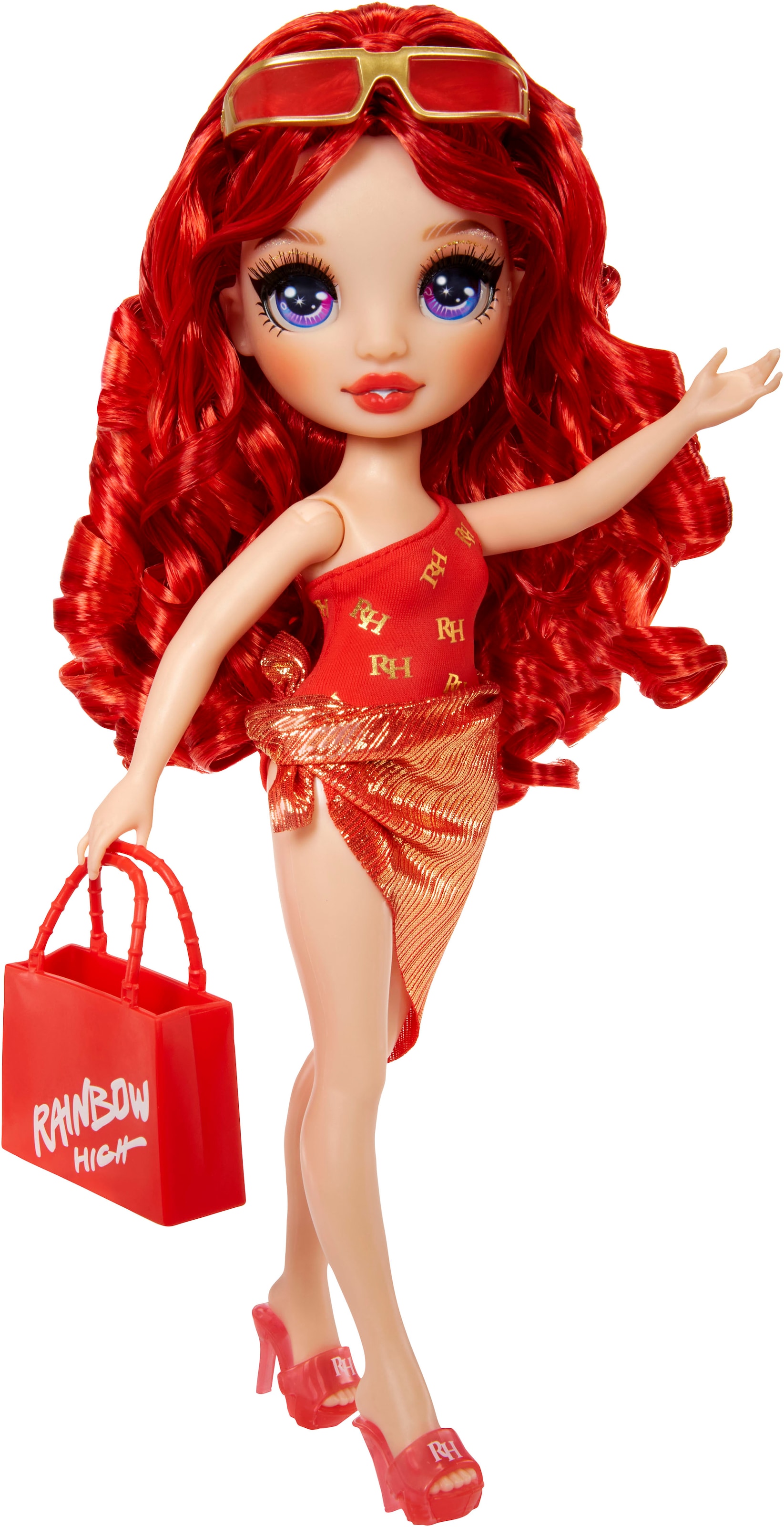 RAINBOW HIGH Poupée à habiller »Rainbow High Swim & Style Fashion Doll- Ruby (Red)«