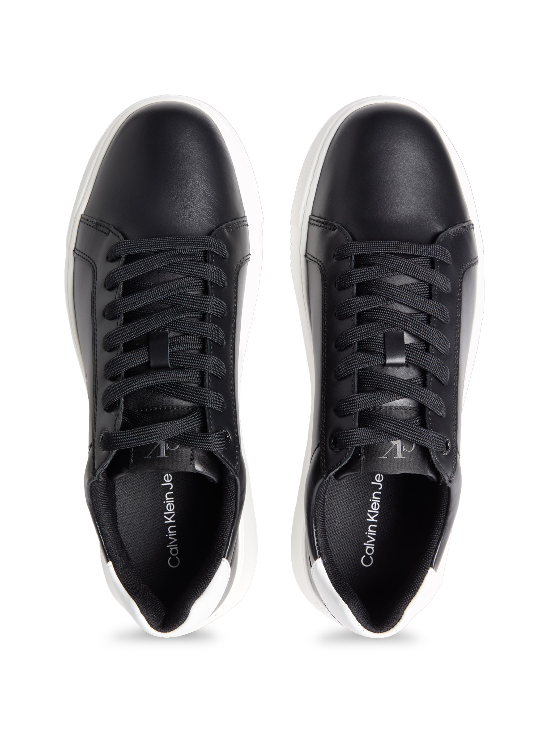 Calvin Klein Jeans Sneakers »CHUNKY CUPSOLE MONO LTH«  Schnürschuh, Halbschuh, Freizeitsneaker mit seitlichem Logo