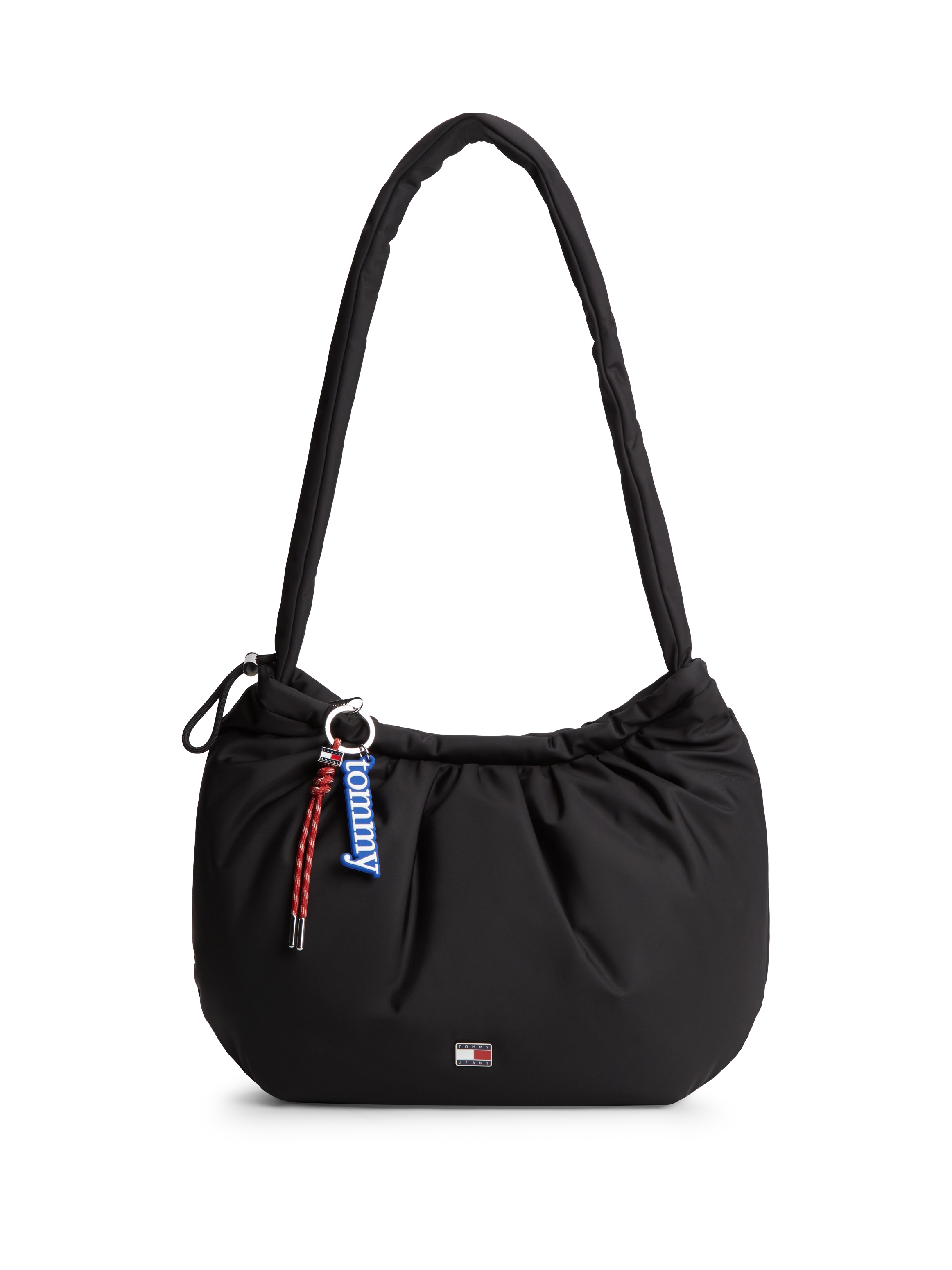 Image of Tommy Jeans Hobo "TJW ICON CHARMS HOBO" Damen Handtasche, Schultertasche mit abnehmbarem Schlüsselanhänger
