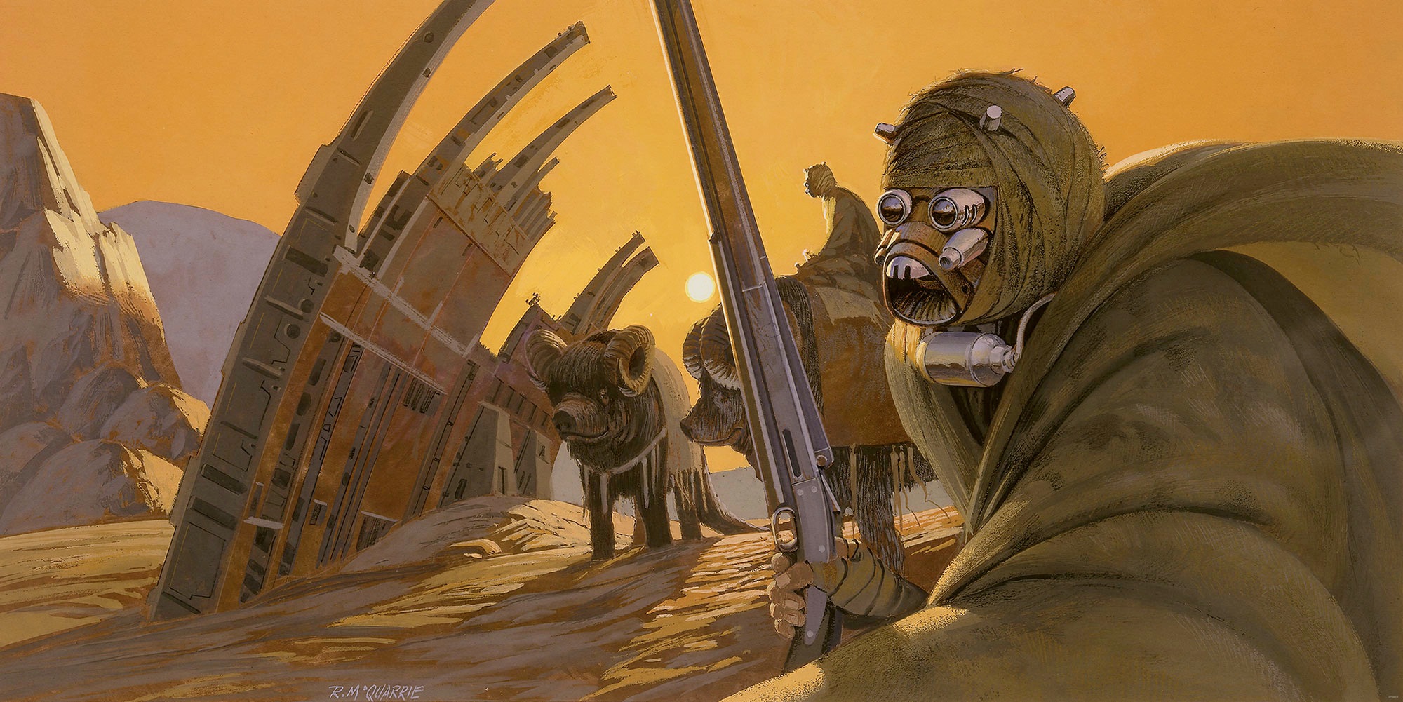 Image of Komar Fototapete »Star Wars Classic RMQ Tusken«, futuristisch-mehrfarbig-Weltall bei Ackermann Versand Schweiz