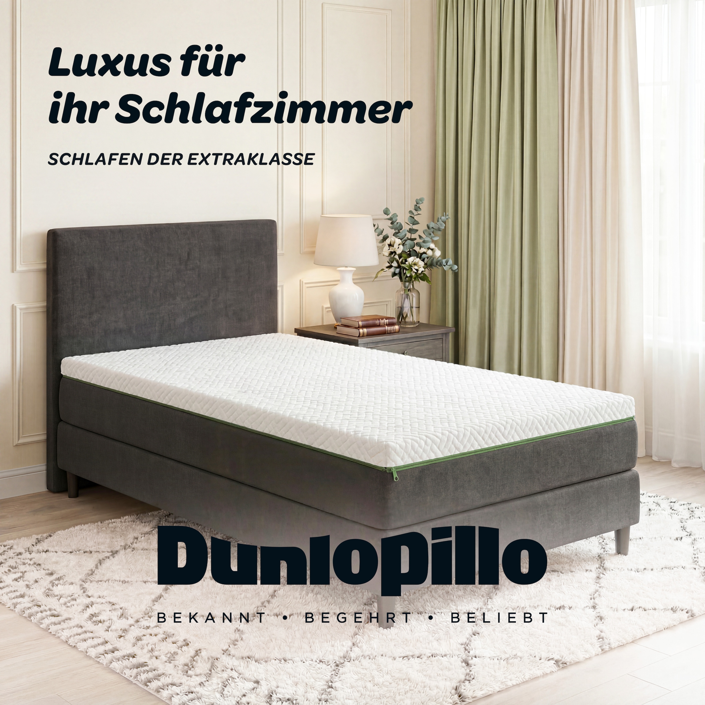 Dunlopillo Topper »Dunlopillo Supreme« Idéal pour les personnes sujettes à la transpiration nocturne