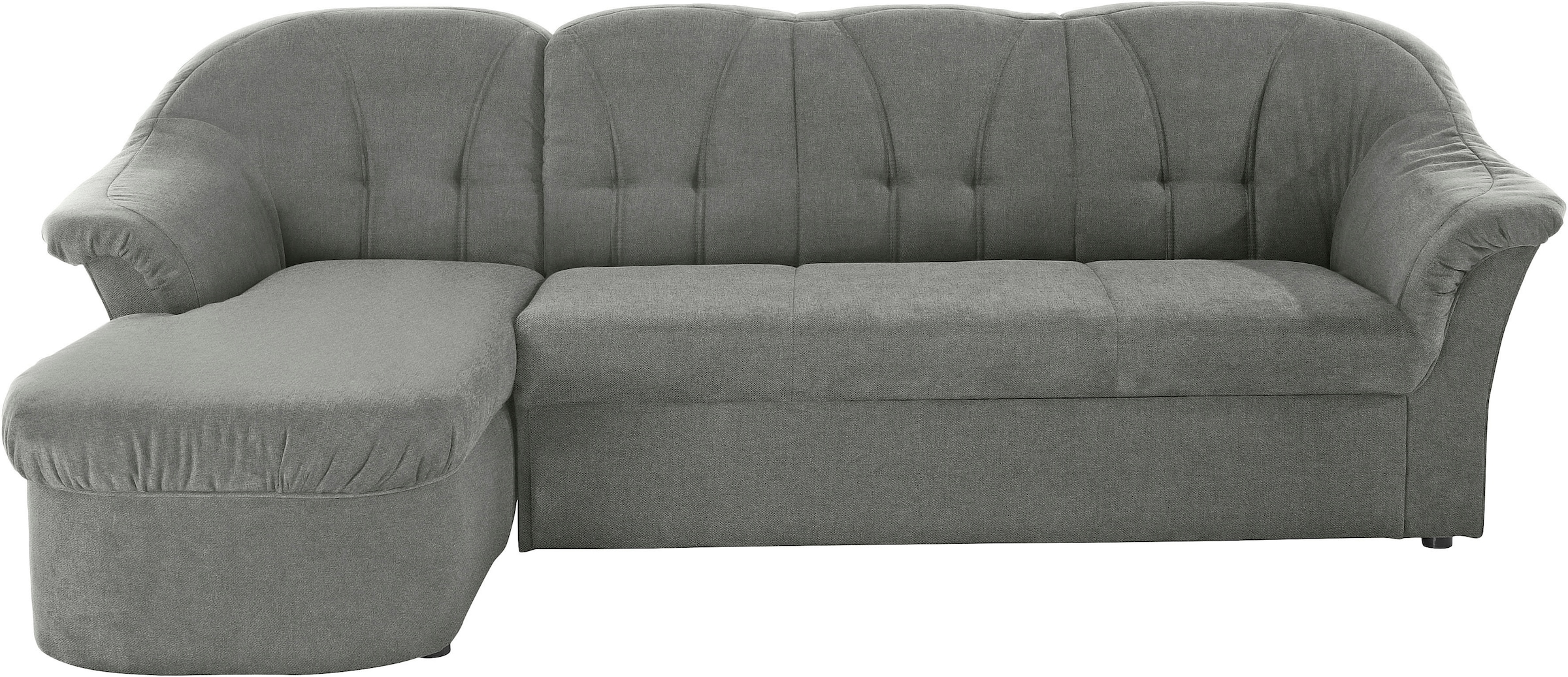 Image of DOMO collection Ecksofa "Pegnitz, elegante Rückensteppung, komfortabel, Breite 238cm, L-Form" wahlweise mit Bettfunktion