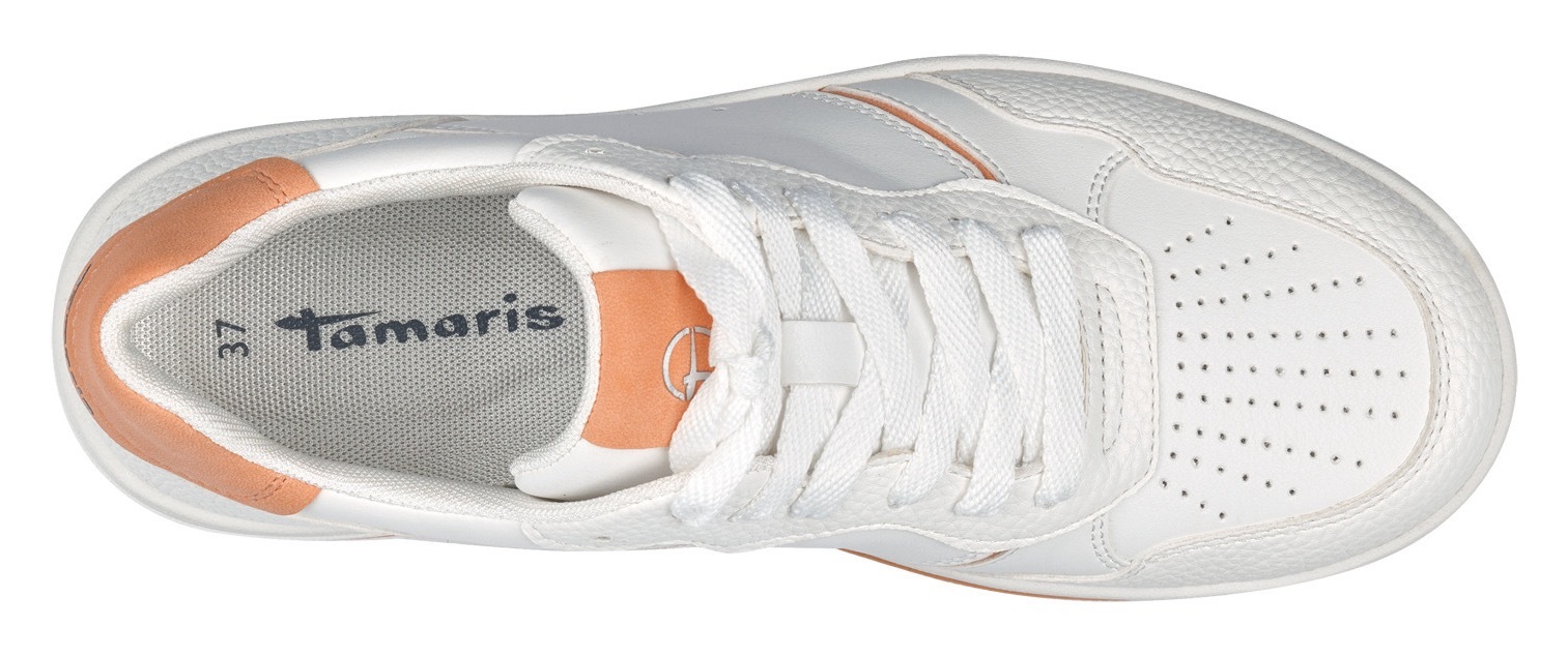 Tamaris Plateausneaker, mit Wechselfussbett, Freizeitschuh, Halbschuh, Schnürschuh