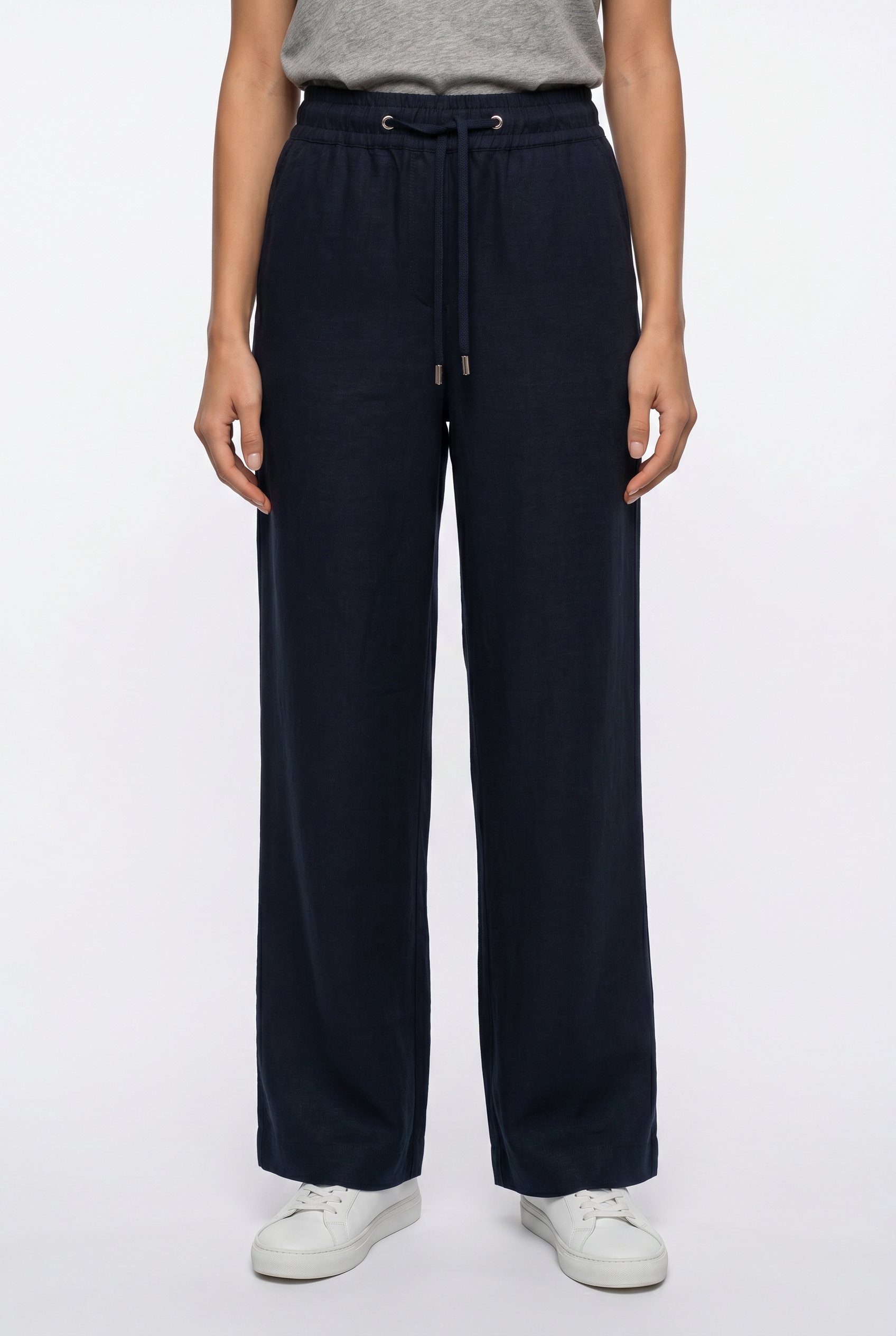 Cecil Stoffhose »Style Neele«  mit Gummizug und aus Leinen-Viskose-Mix