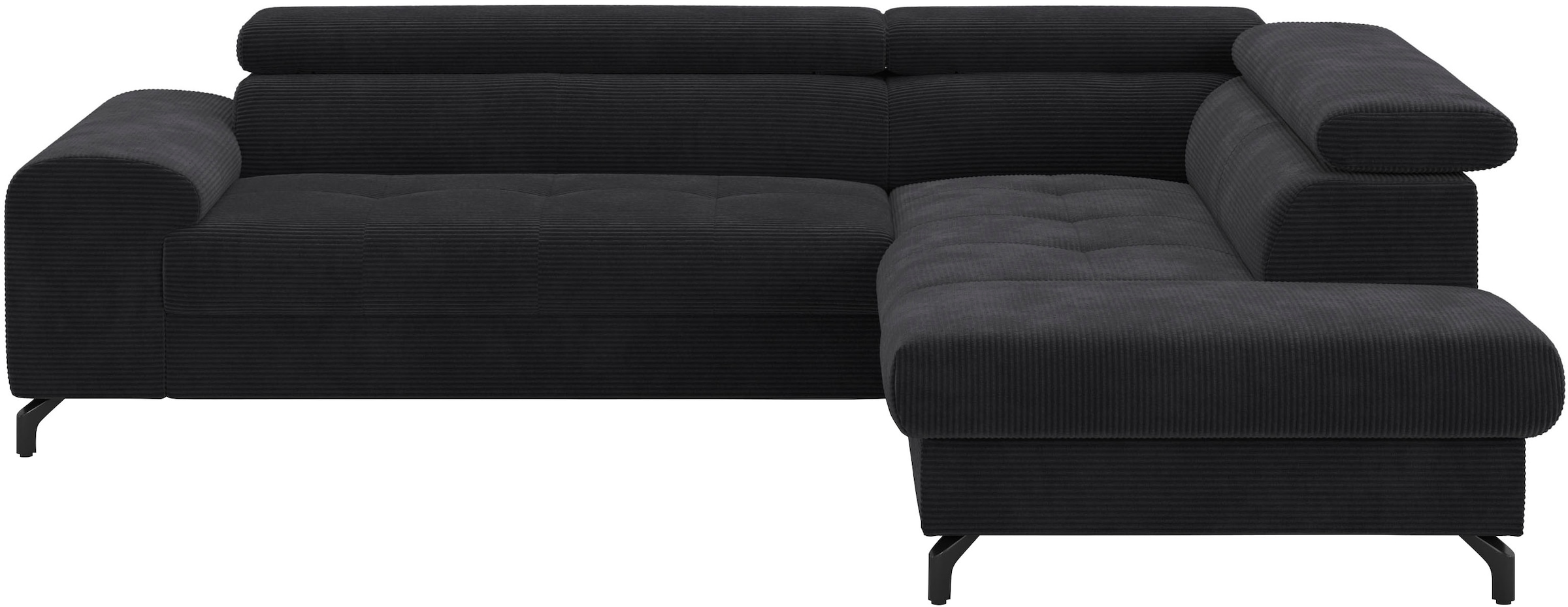 COTTA Ecksofa »Aura L-Form«, mit Schlaffunktion, Bettkasten und Kopfteilverstellung