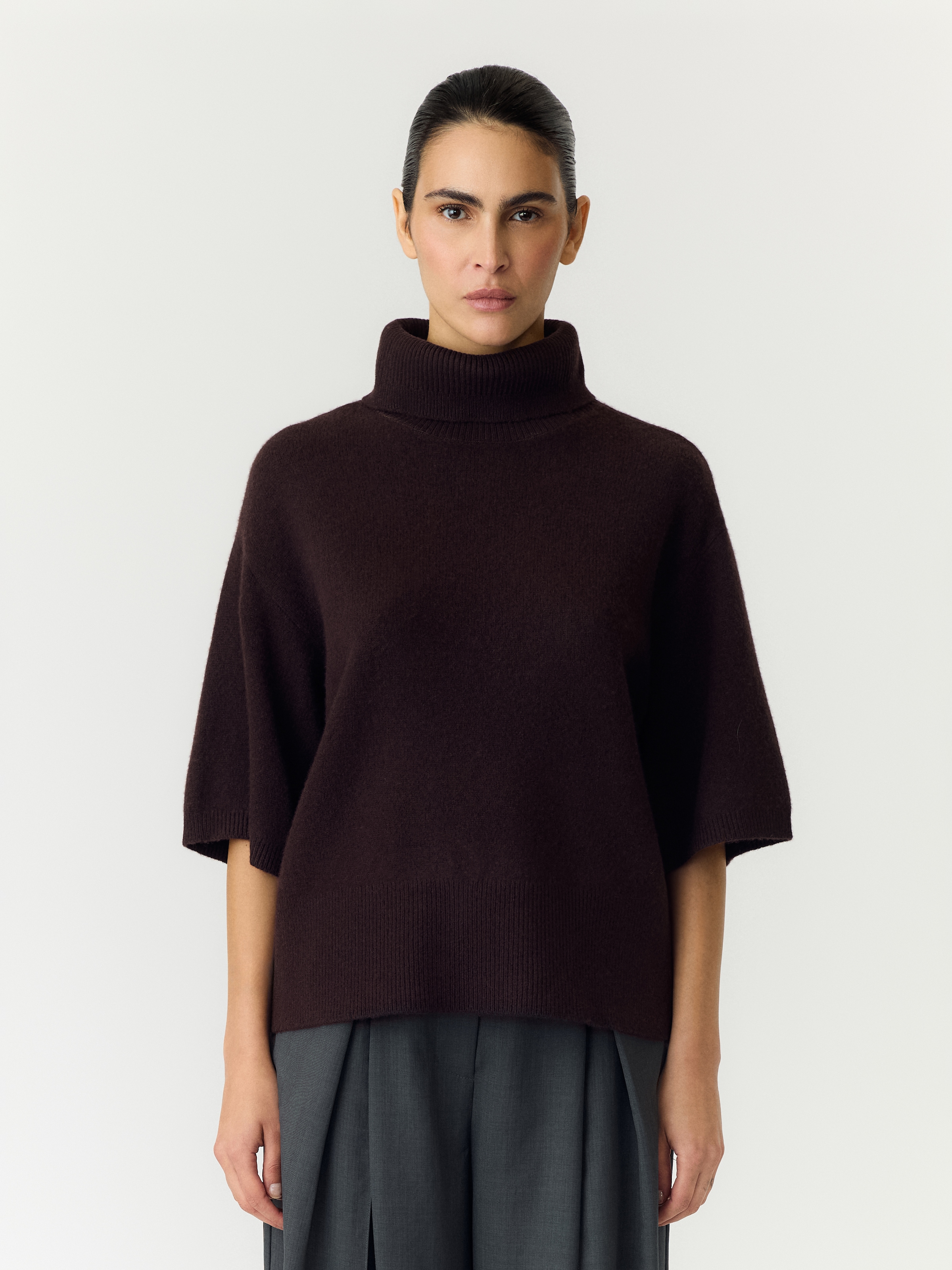 Image of Y.A.S Strickpullover "YASEMILA 2/4 WOOL KNIT PULLOVER S. NOOS" regular fit, reine Wolle