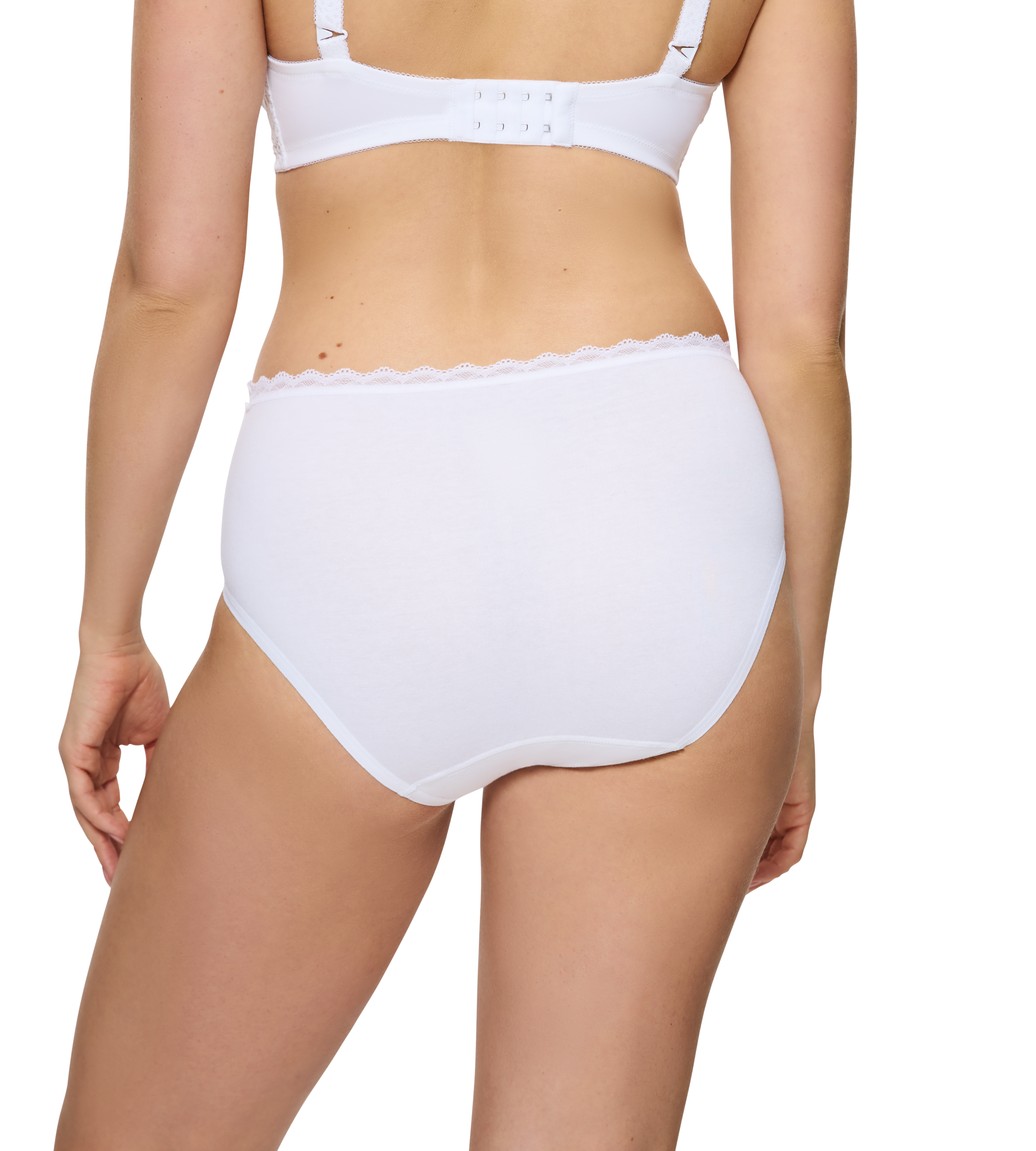 Triumph Midislip »Feel Of Cotton« 2er Pack,  weich, ohne Seitennaht, schmales Spitzenband