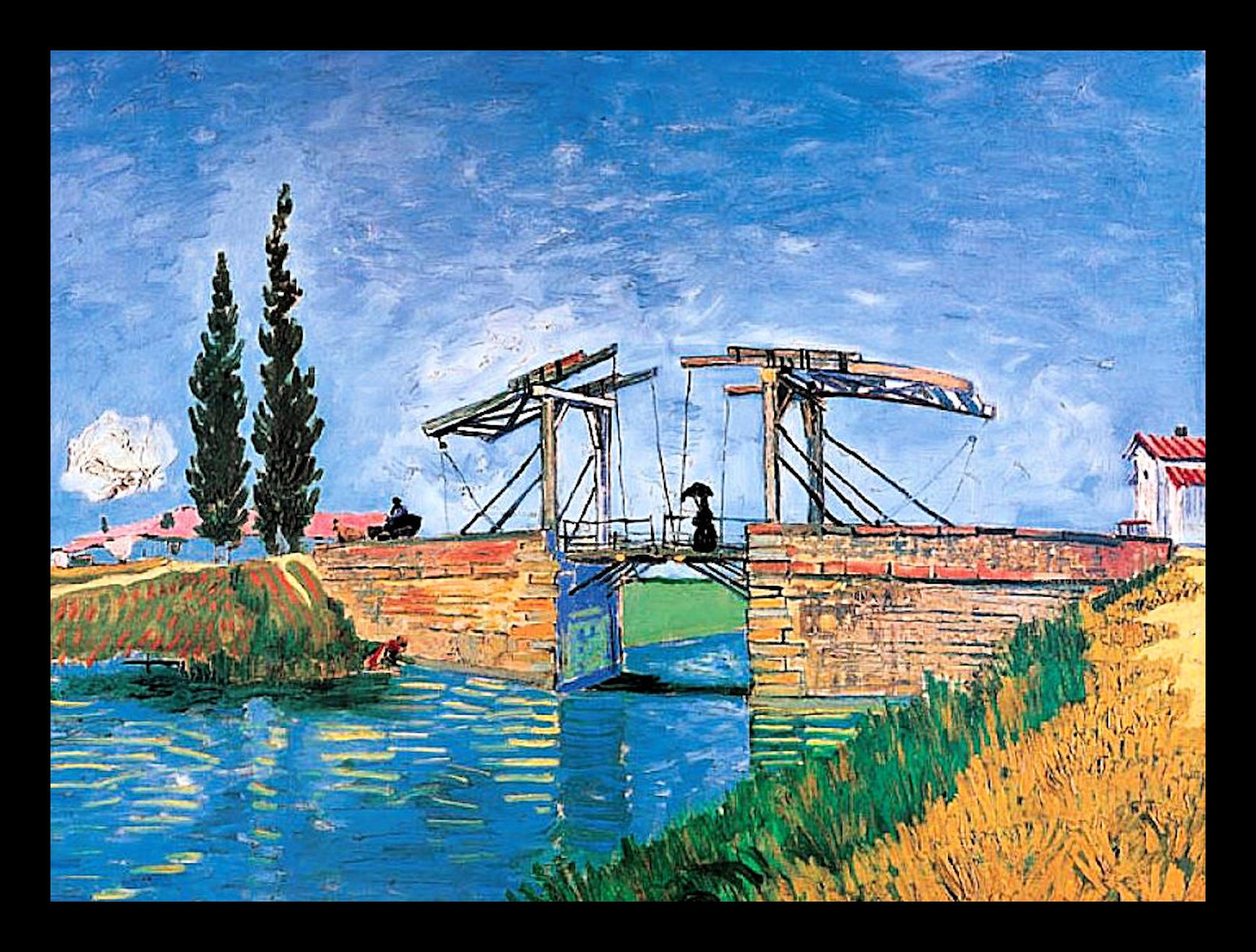 Image of my home Bild mit Rahmen »VAN GOGH / Die Brücke von Langlois«, (1 St.) bei Ackermann Versand Schweiz