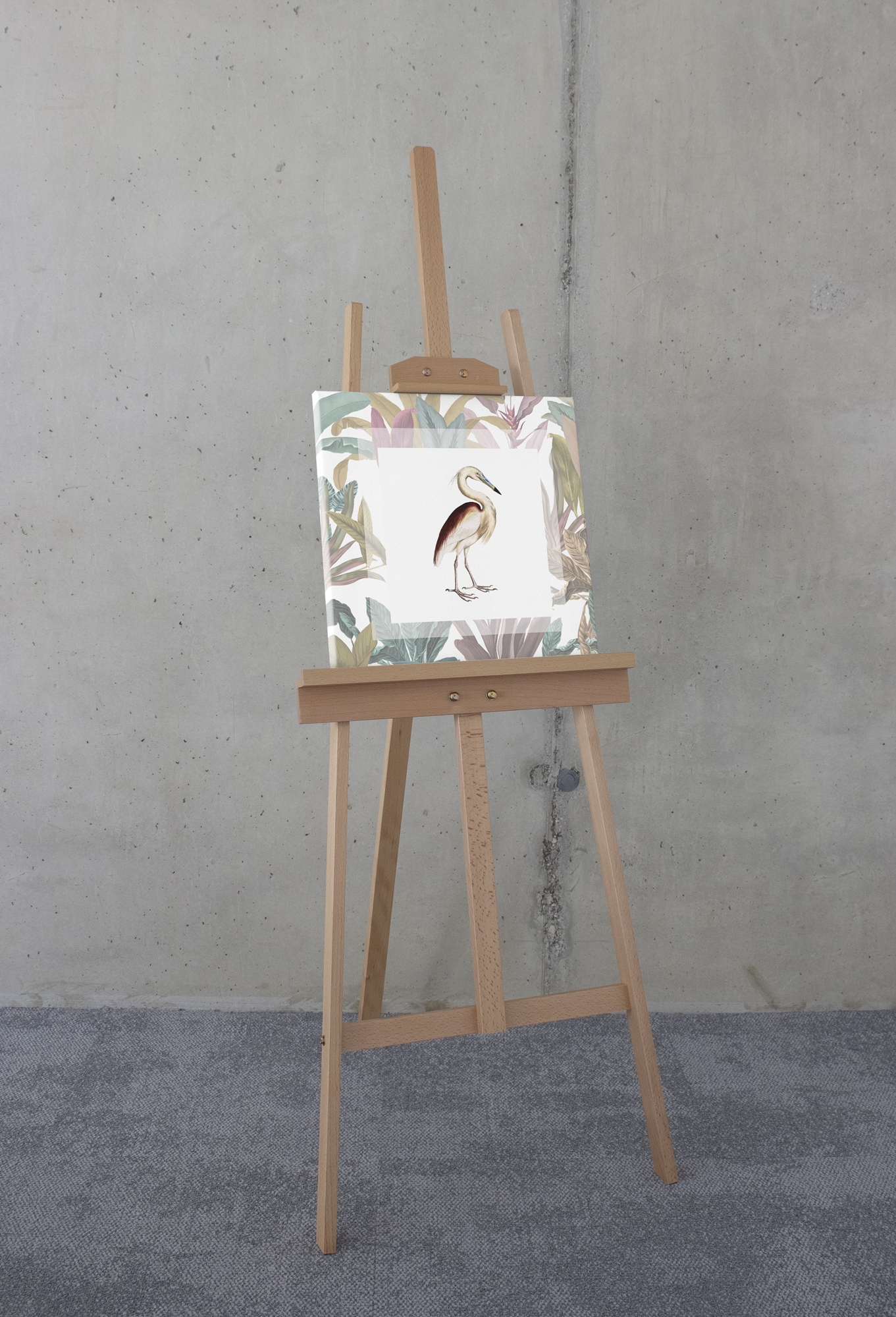 Komar Leinwandbild »Uncommon Bird - Grösse 40 x 40 cm«, Natur, (1 St.), Keilrahmenbild mi Echtholzrahmen