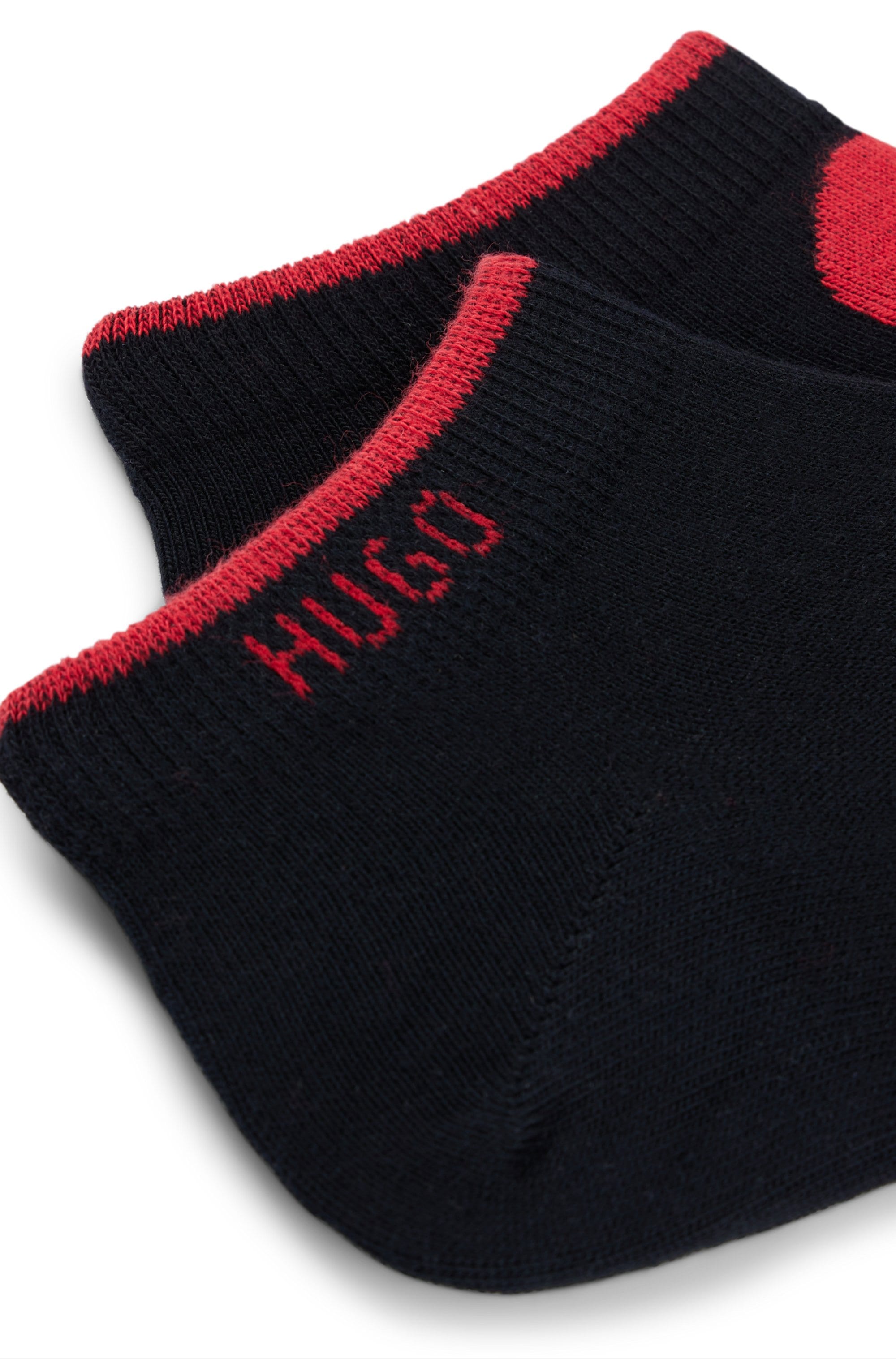 BOSS Businesssocken »2P AS Logo CC«, (Packung, 2 Paar, 2er Pack), mit grossem HUGO Logo-Schriftzug