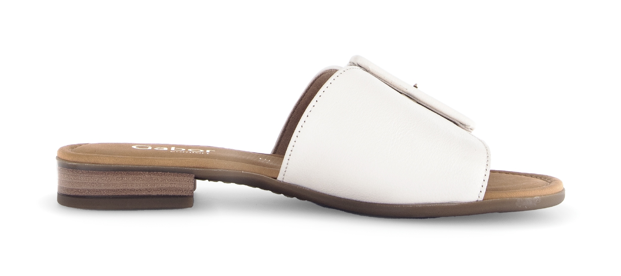 Gabor Pantolette »Rhodos«  Blockabsatz, Sommerschuh, Schupfschuh in Weite G (= weit)