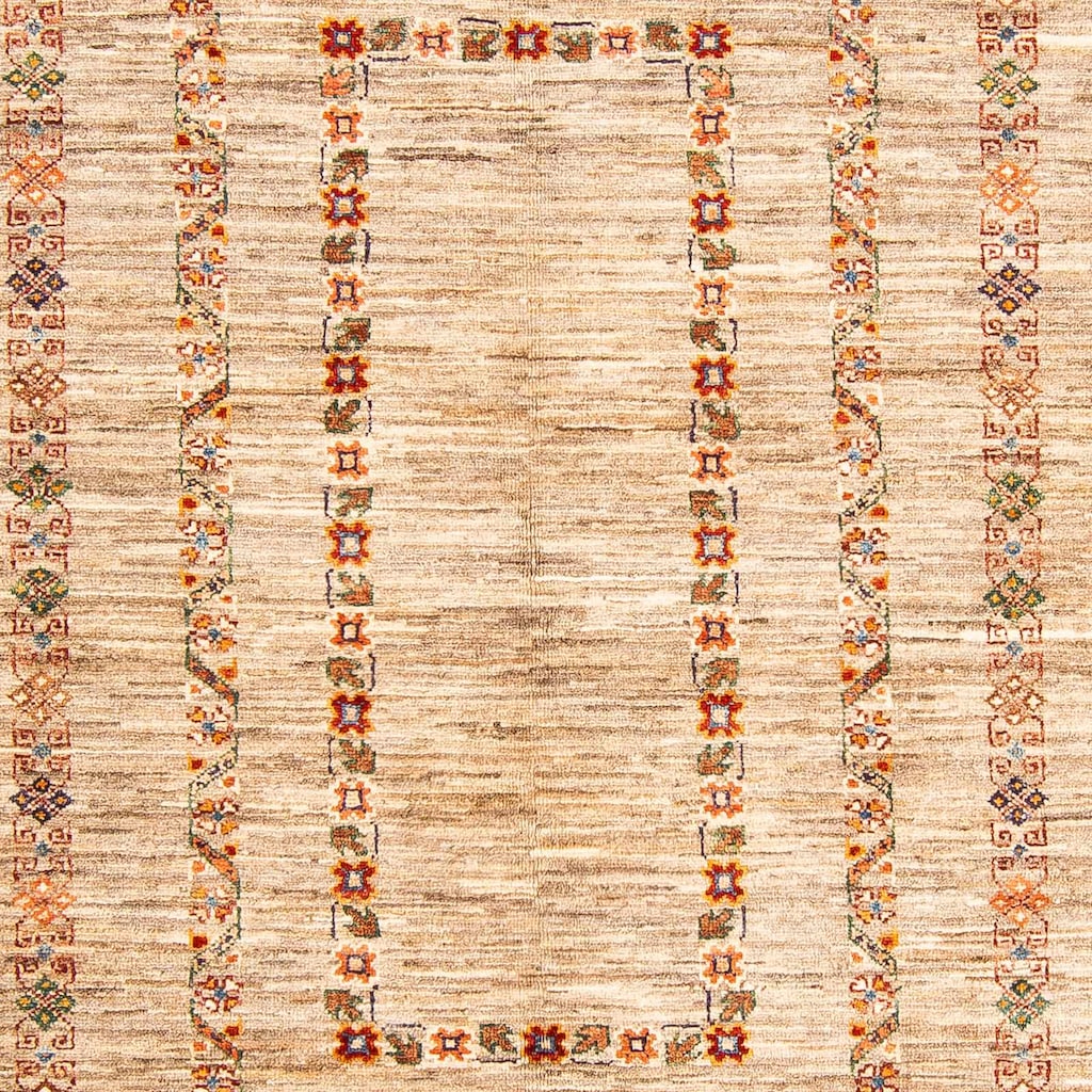morgenland Orientteppich »Ziegler - Bachtiari - 101 x 66 cm - dunkelrot«, rechteckig, Wohnzimmer, Handgeknüpft, Einzelstück mit Zertifikat