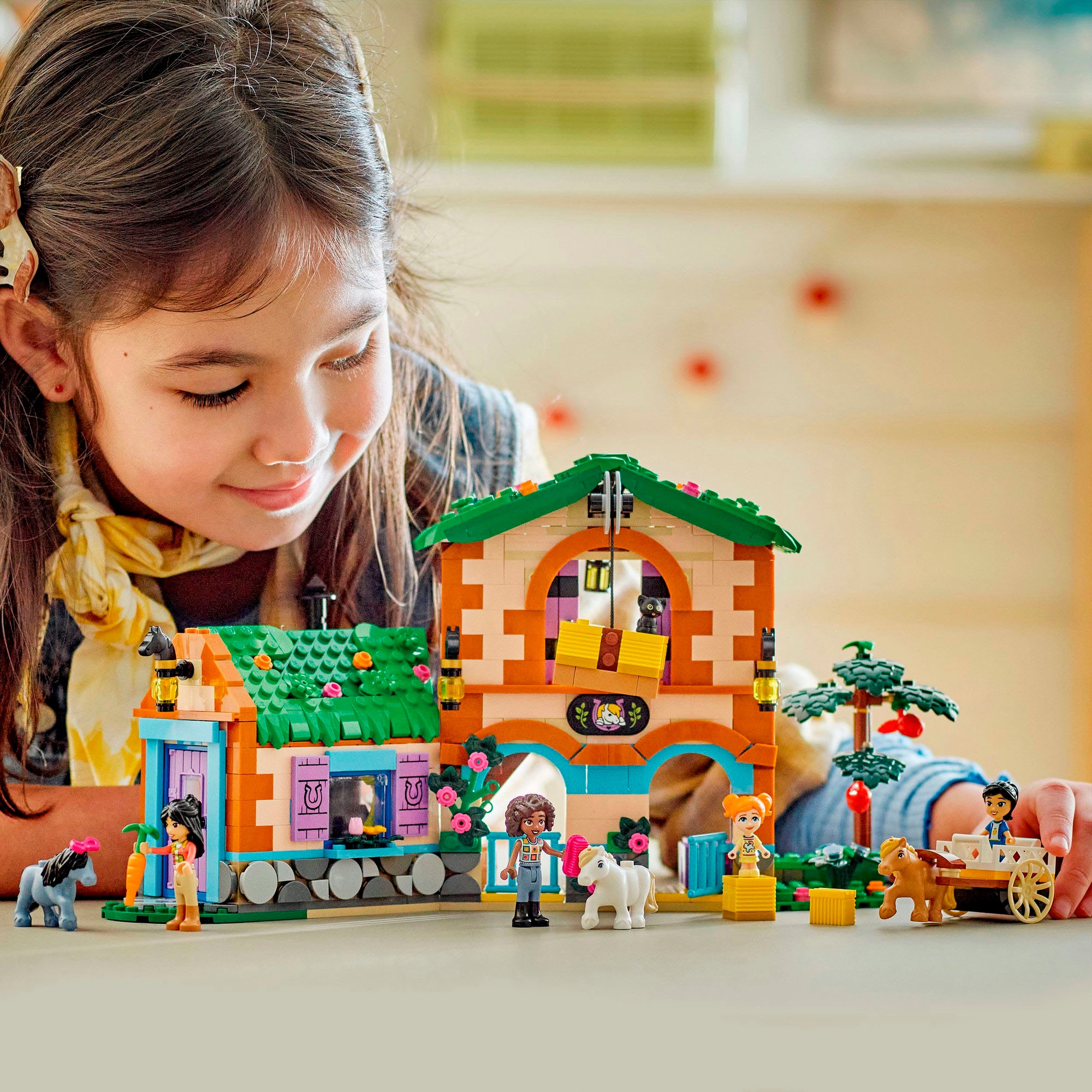 LEGO® Konstruktionsspielsteine »Ponyhof & Stall (42654), LEGO Friends« Made in Europe