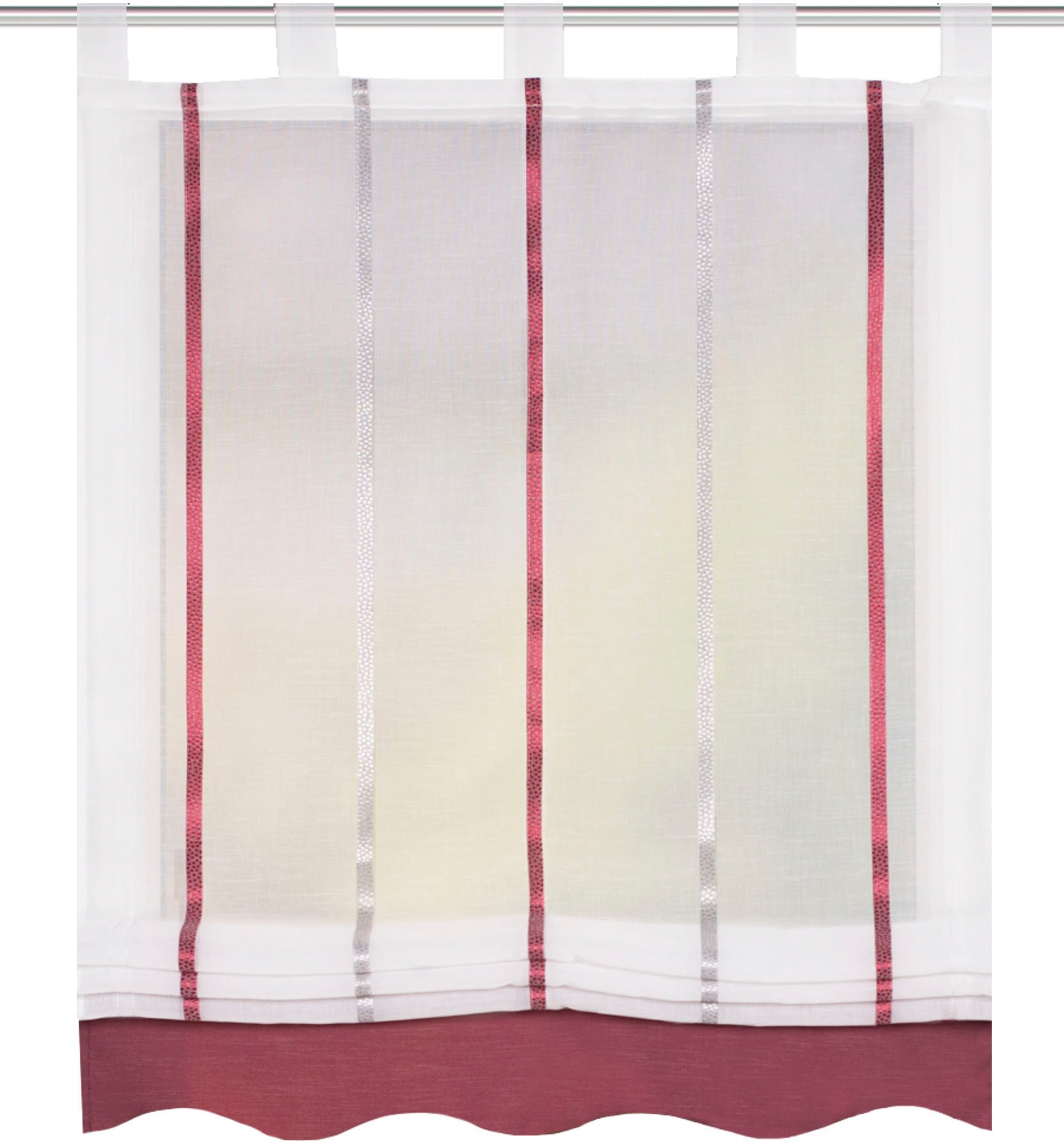 Image of HOME WOHNIDEEN Raffrollo »KATHY«, mit Schlaufen, freihängend, Voile bei Ackermann Versand Schweiz