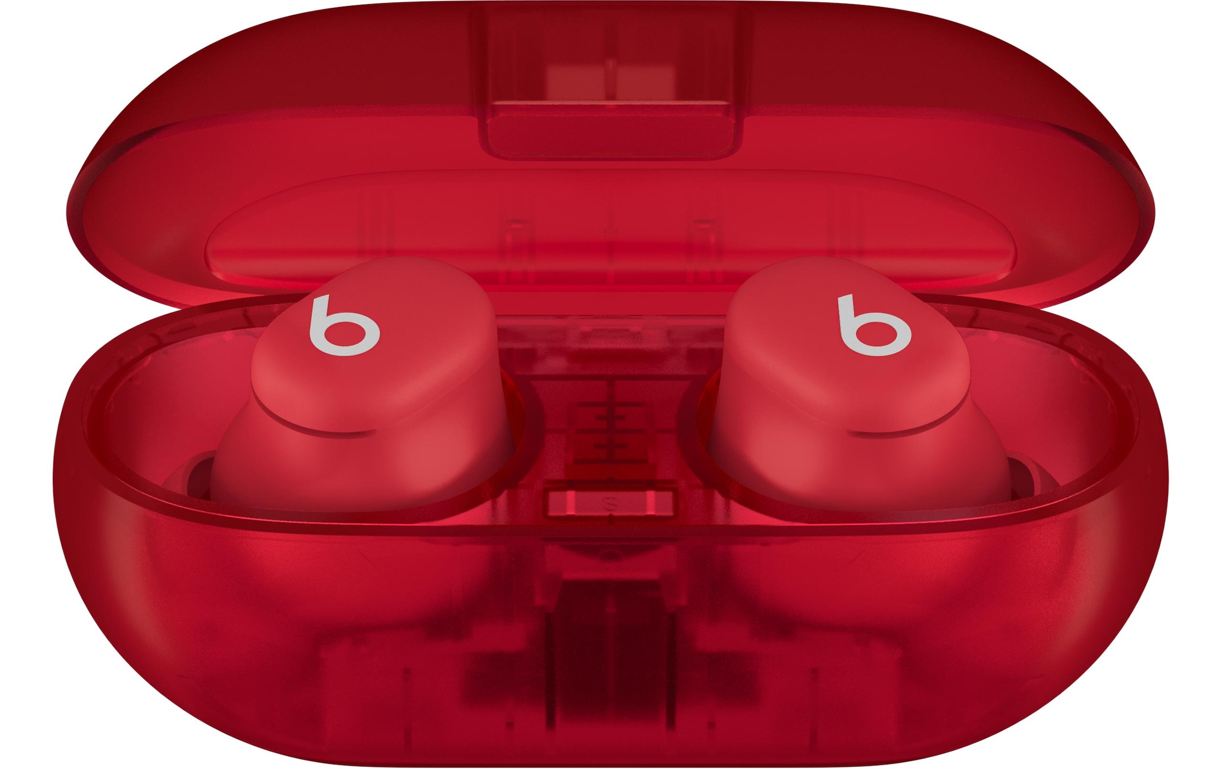 Apple True Wireless In-Ear-Kopfhörer - Beats Solo Buds, Transparent-Rot