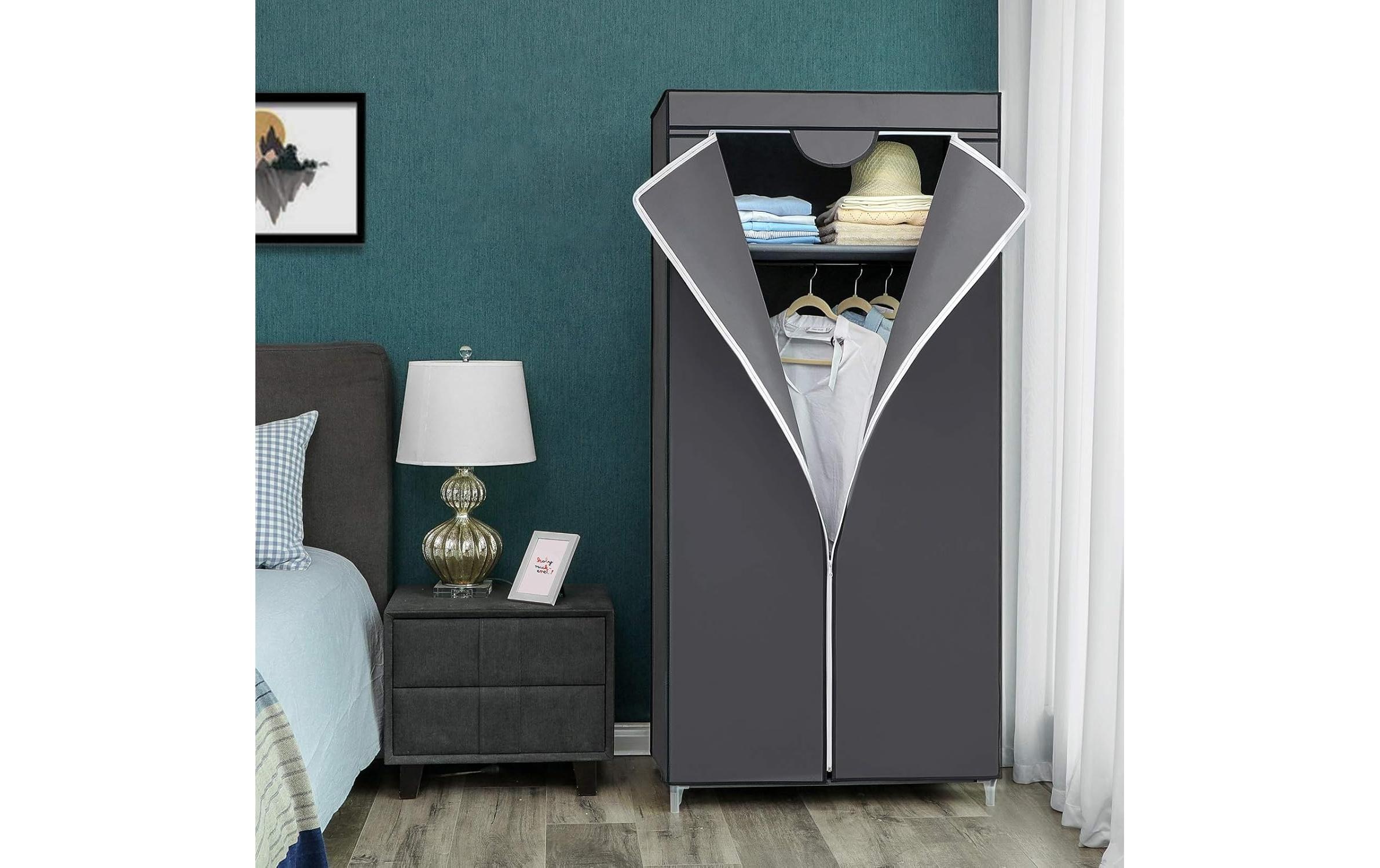 SONGMICS Armoire en tissu »mit Reissverschluss Grey«