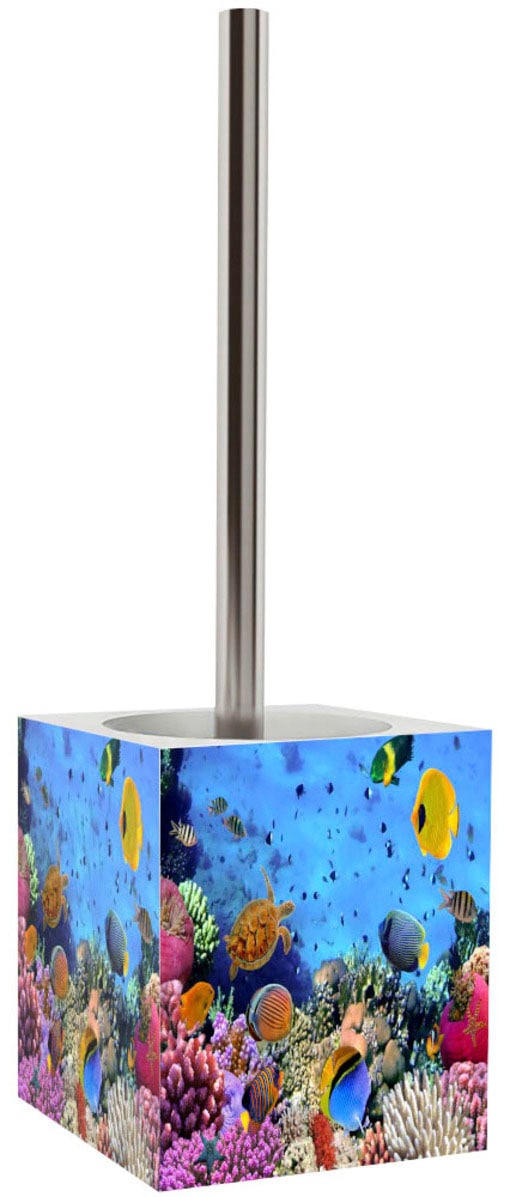 Sanilo Set d'accessoires de salle de bain »Ocean« bestehend aus WC-Sitz, Badteppich, Stöpsel, Seifenspender, WC-Bürste