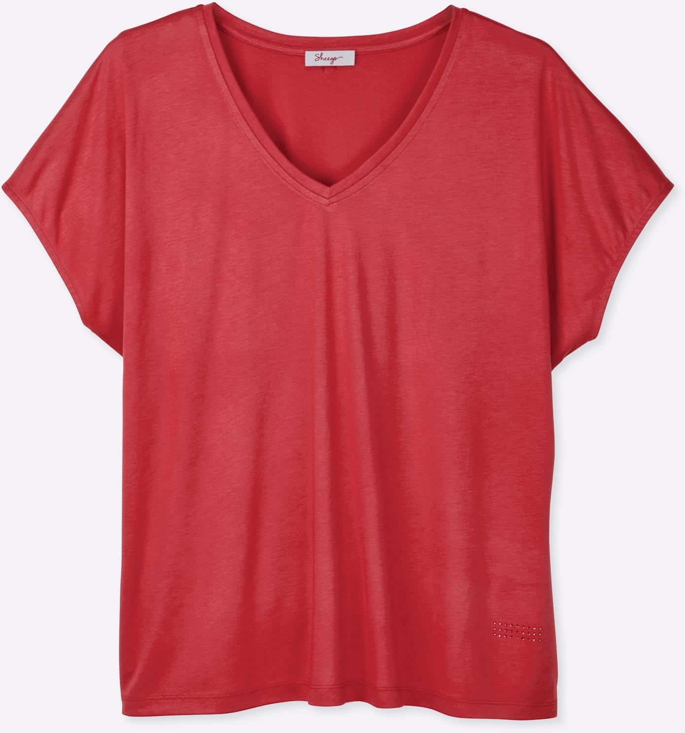 Sheego T-shirt »Halbarmshirt« 1