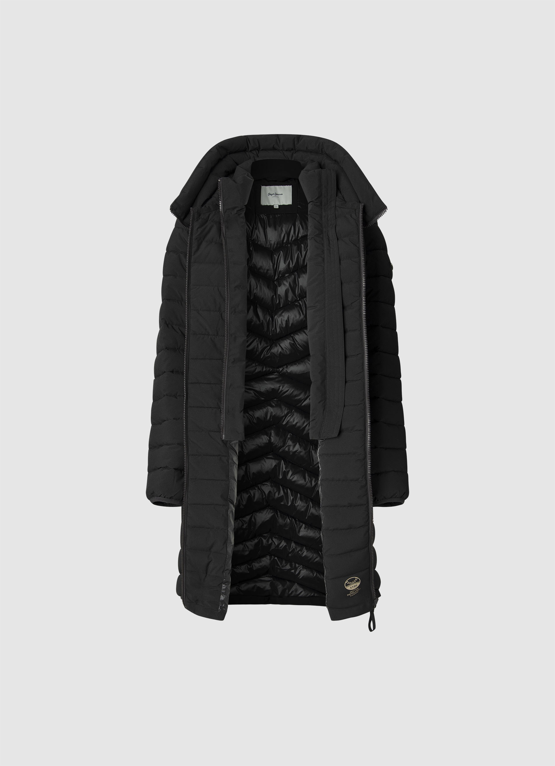 Pepe Jeans Manteau matelassé »SANN LONG« wasserabweisend, mit Innenverschluss