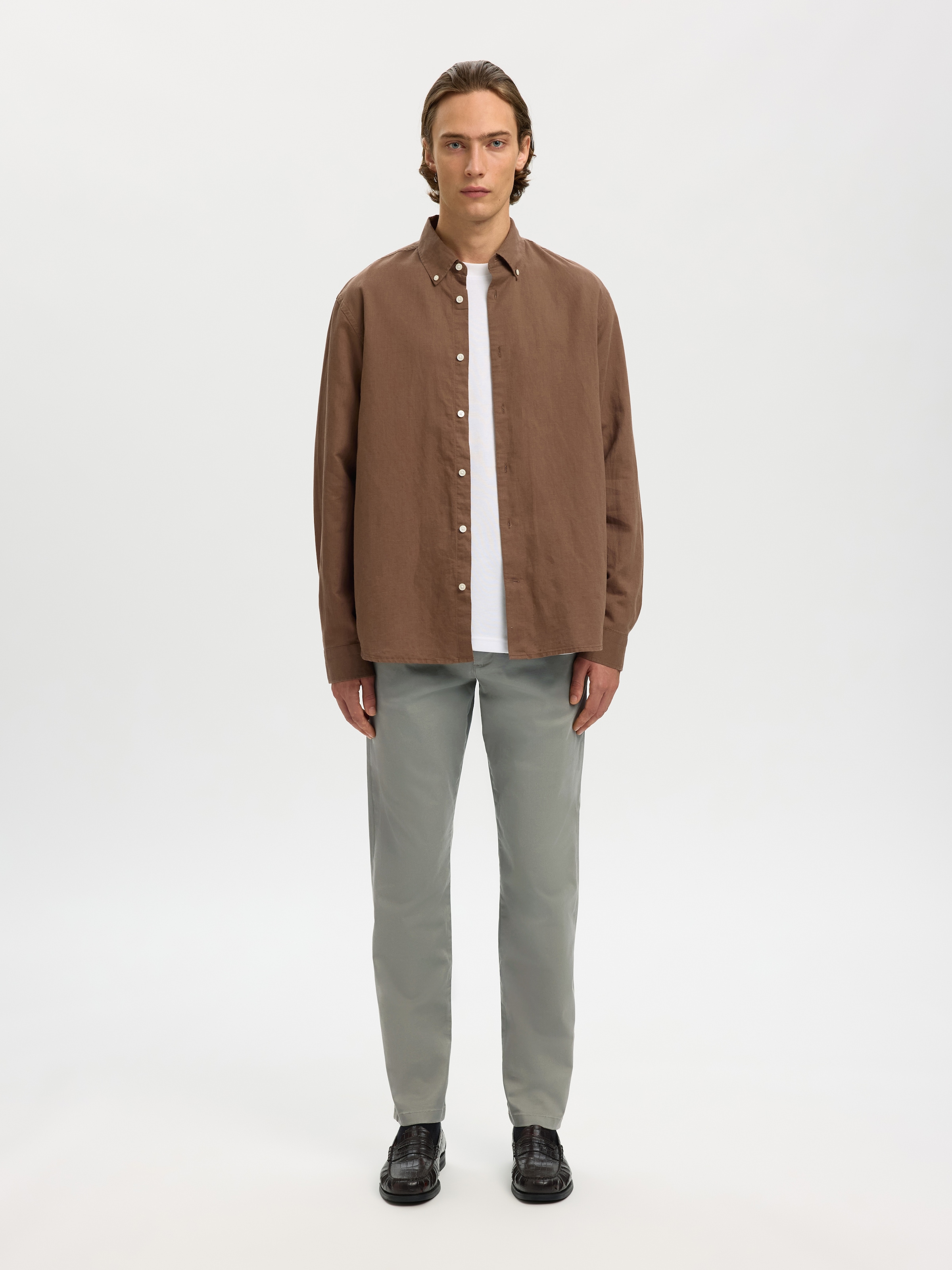 SELECTED HOMME Chinohose »SLH175-SLIM NEW MILES FLEX PANT NOOS«