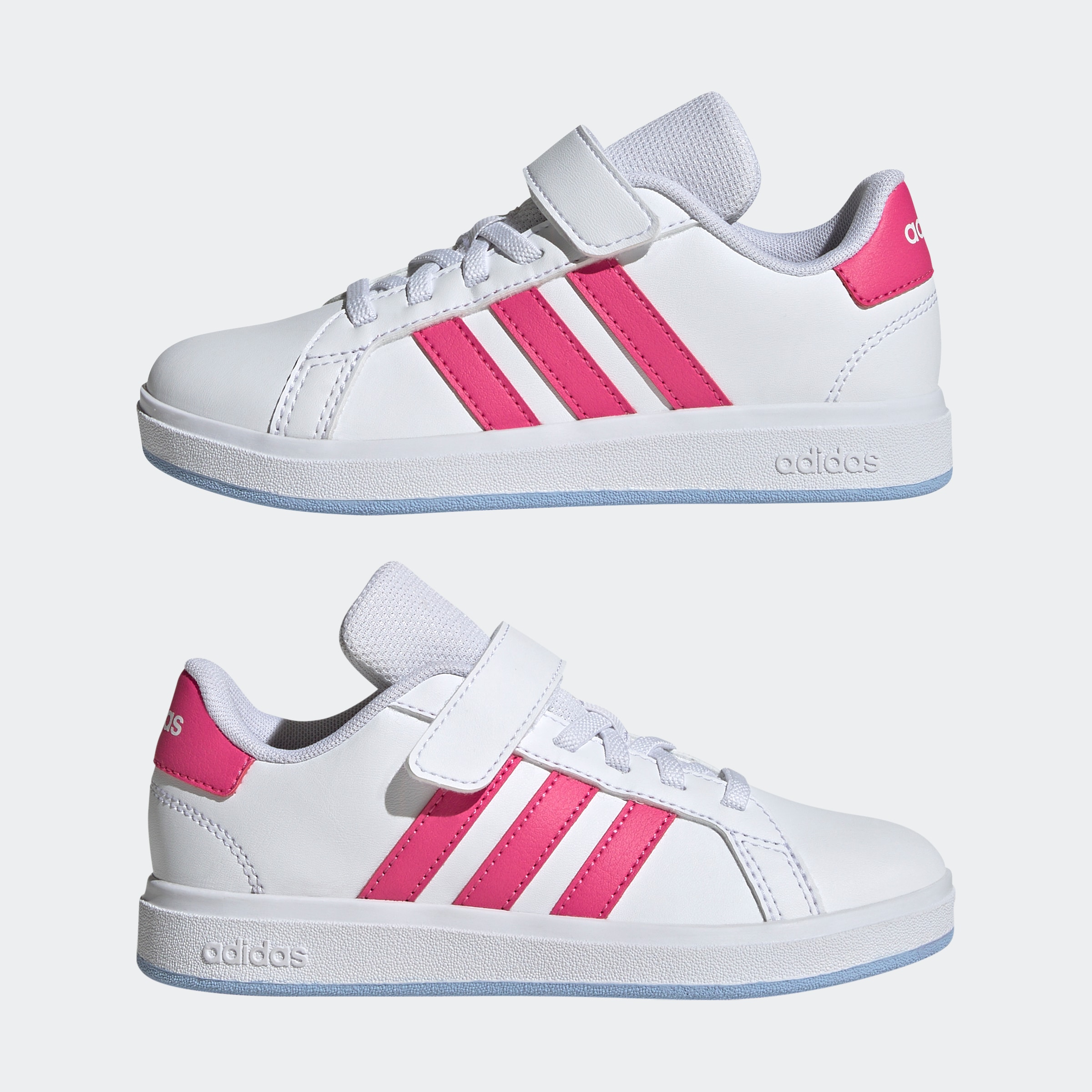 adidas Sportswear Sneaker »GRAND COURT 2.0 KIDS«, Design auf den Spuren des adidas Superstar