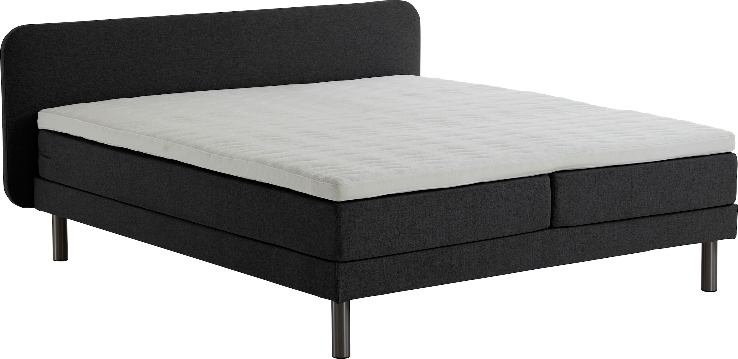 ATLANTIC home collection Boxspringbett »Carola«, mit 7-Zonen-Taschen-Federkernmatratze und Komfortschaum-Topper