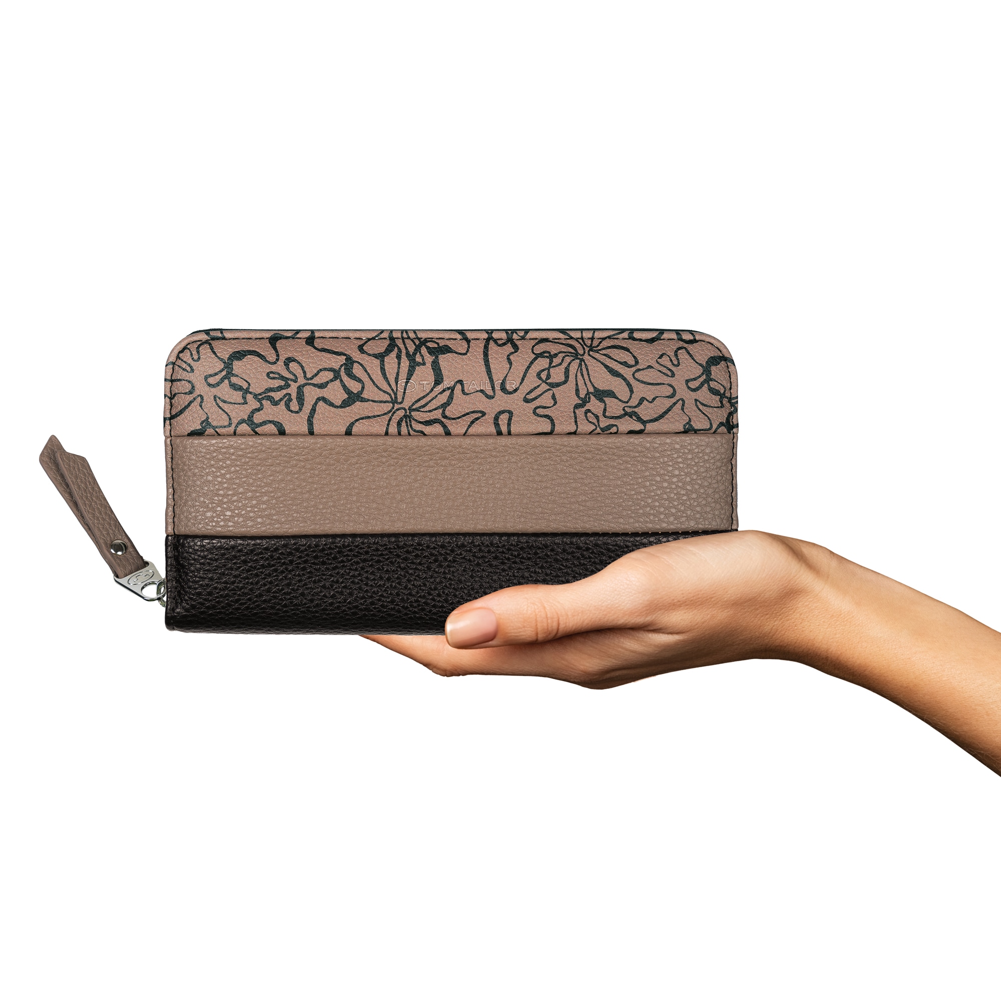 TOM TAILOR Porte-monnaie »Ellen« Damen Portemonnaie mit schönem Color Blocking
