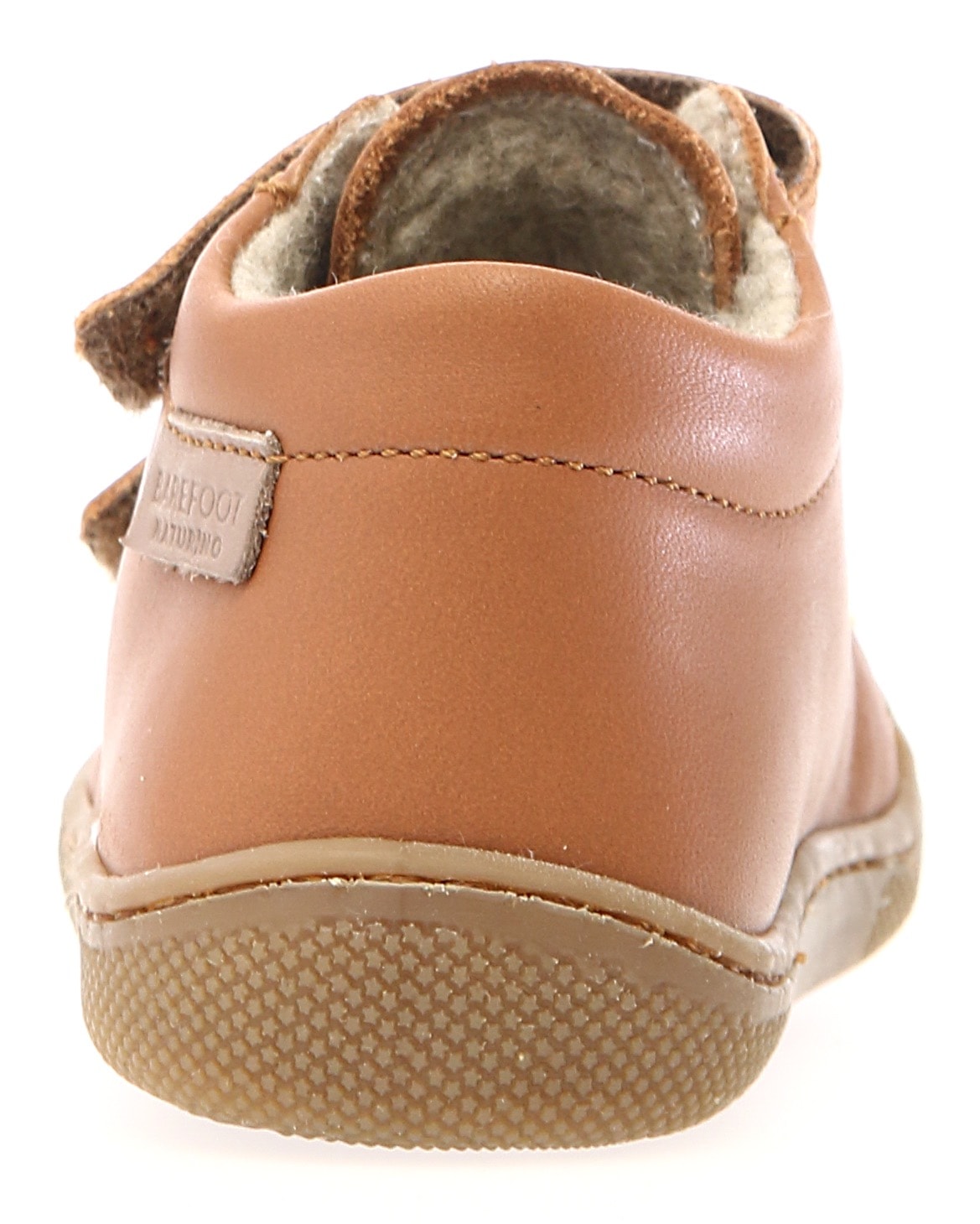 Naturino Chaussures de marche »Amur«  chaussure bébé, chaussure à scratch avec doublure en laine, gabarit de taille à télécharger