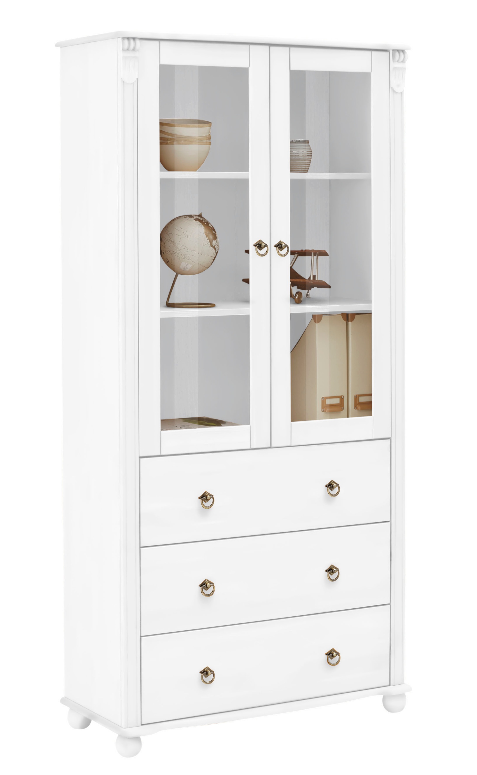 Image of Home affaire Vitrine »Ferrera«, aus massiver Kiefer bei Ackermann Versand Schweiz