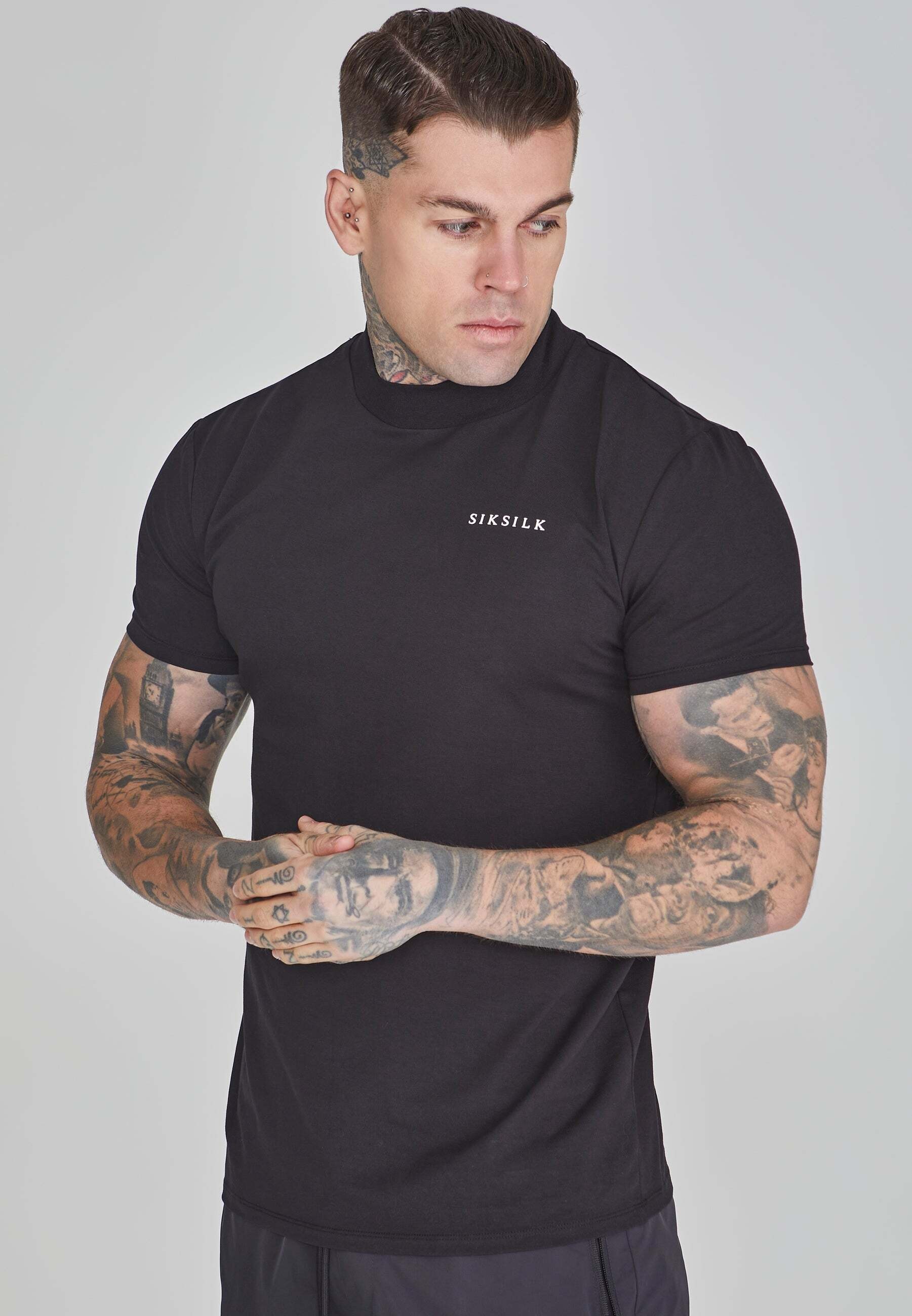 Siksilk T-Shirt »Siksilk T-Shirt Muscle Fit T-Shirt«