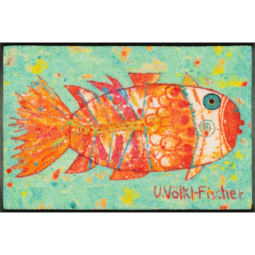 wash+dry by Kleen-Tex Fussmatte »Funky Fish«, rechteckig