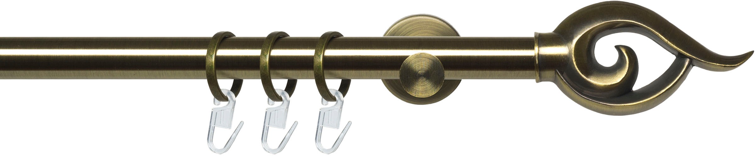 Image of Liedeco Gardinenstange »Stilgarnitur 20 mm Blues Bessie«, 1 läufig-läufig, Fixmass, Gardinenstange Komplett bei Ackermann Versand Schweiz