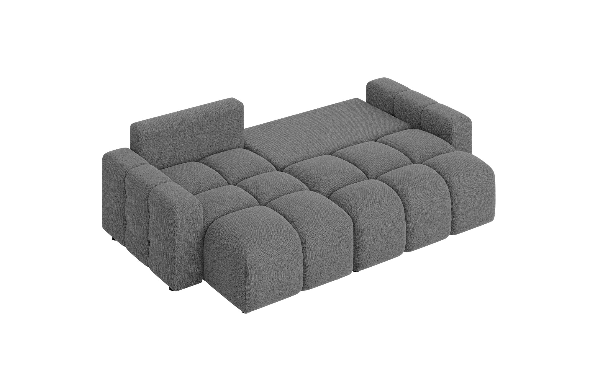 INOSIGN Ecksofa »FELICI, Schlafsofa 233cm, L-Form mit Recamiere beidseitig montierbar«, Designsofa mit Bettfunktion und Bettkasten, Masse B/T/H: 233/142/88 cm