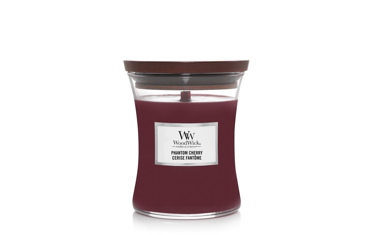 Image of Woodwick Duftkerze "Phantom Cherry Medium Jar"