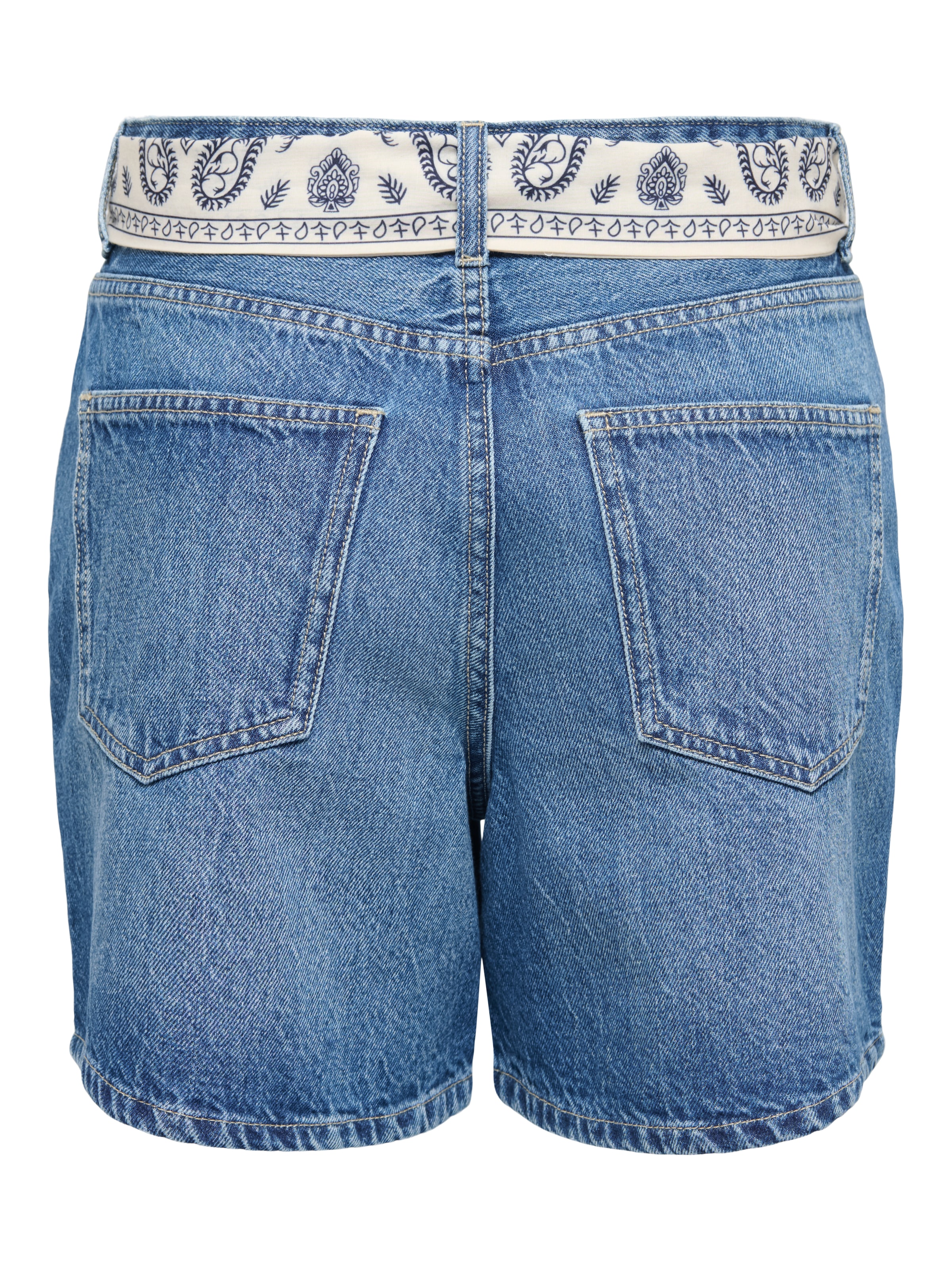 ONLY Jeansshorts »ONLJOSE HW SCARF DNM SHORTS AZG« Baumwolle, regular fit, high waist