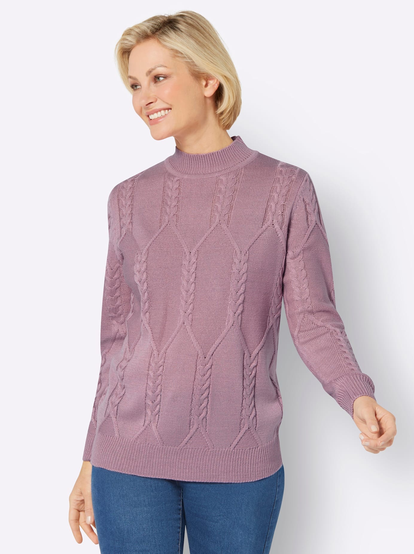 Classic Basics Pull en tricot »Stehkragen-Pullover«