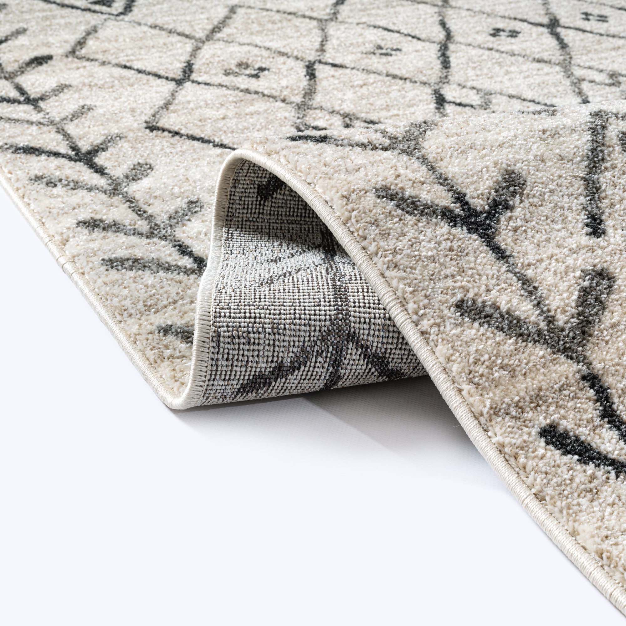 Sanat Teppich »Boho 8200  , auch als Läufer und in Rund« rechteckig 10 mm Höhe Kurzflor, robust, Boho, Scandic, für Fussbodenheizung geeignet