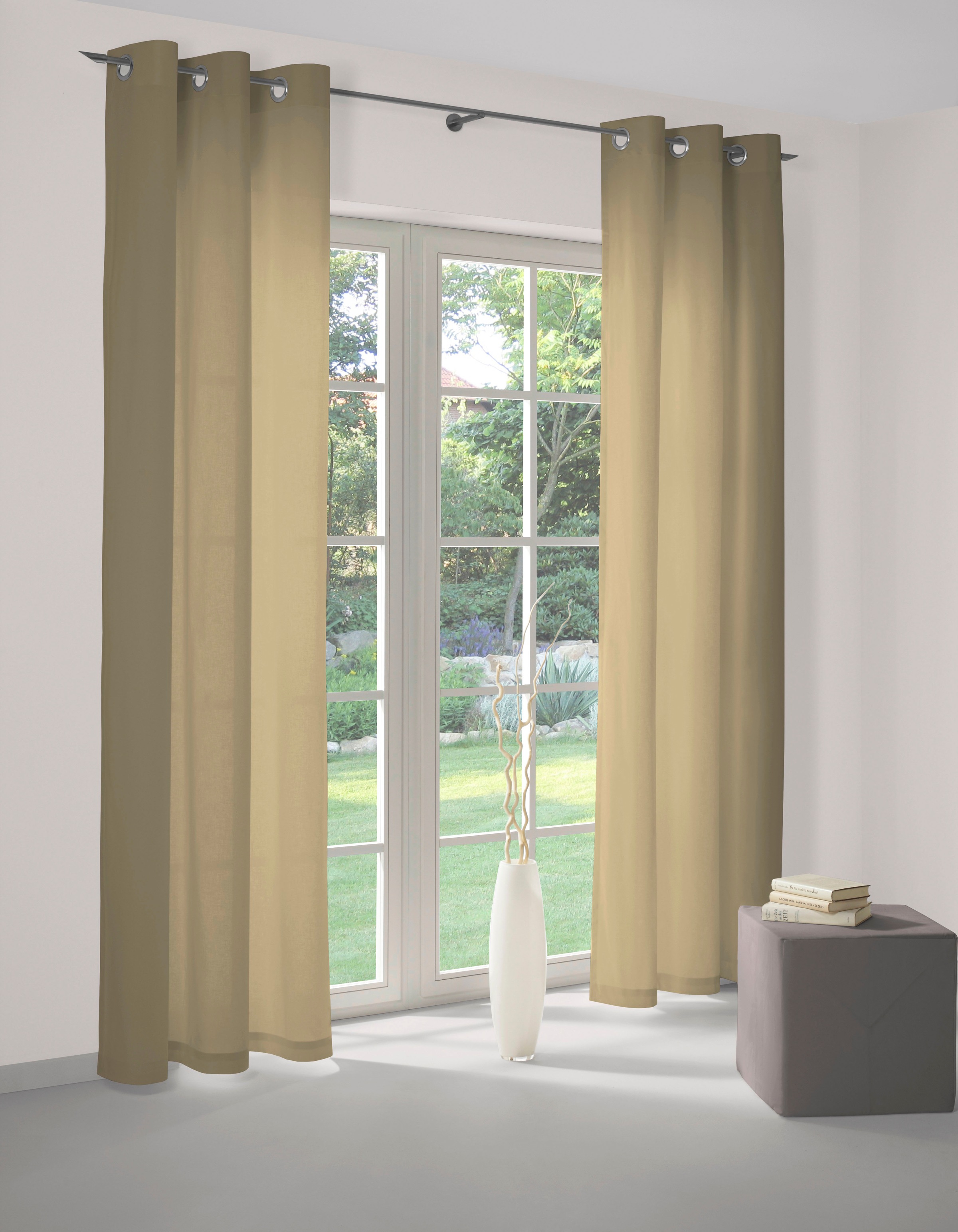 Wirth Vorhang »Newbury« Ösen 1 Stk. tlg. nach Mass