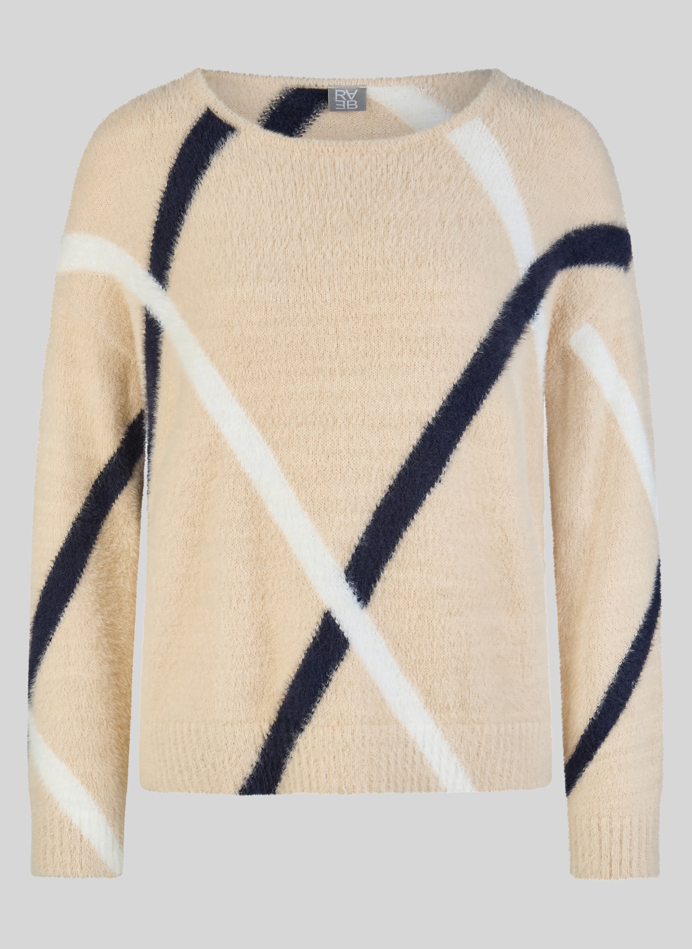 Rabe Pull en tricot avec motif graphique