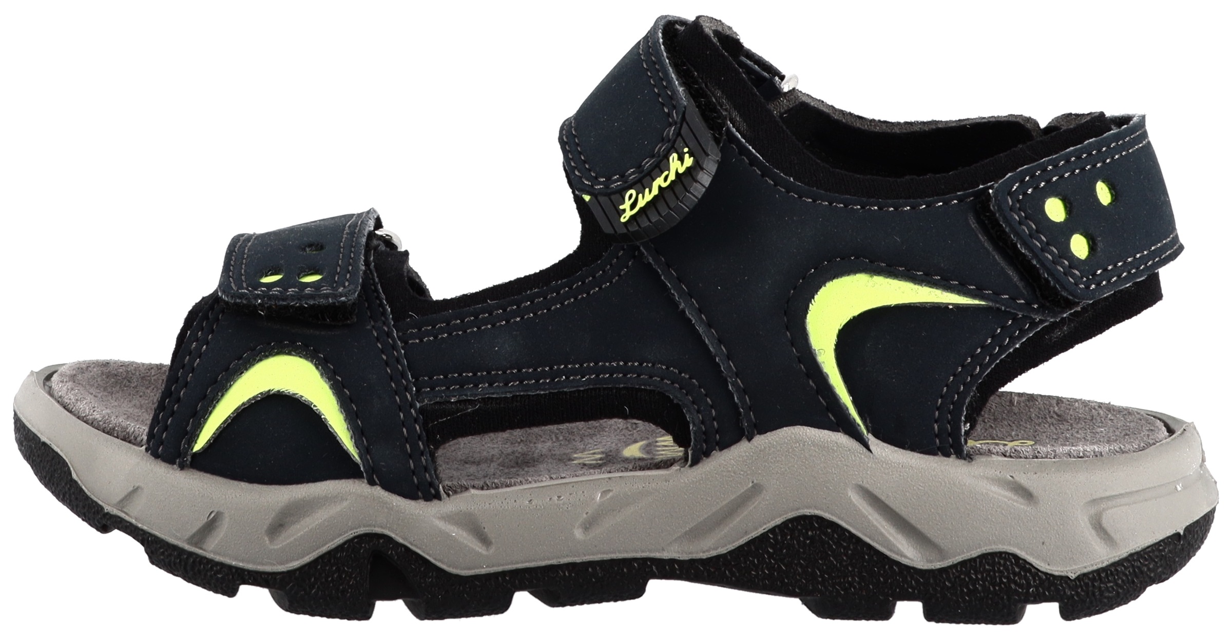 Lurchi Sandale »Oweno«  chaussure à velcro avec couleurs néon, gabarit de taille à télécharger
