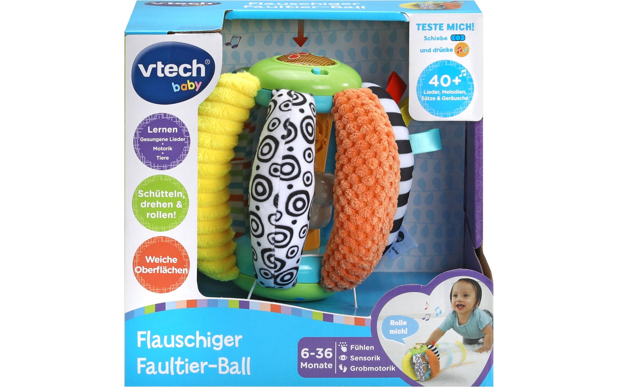 Vtech® Jouets éducatifs »Flauschiger Faultier-Ball -DE-«