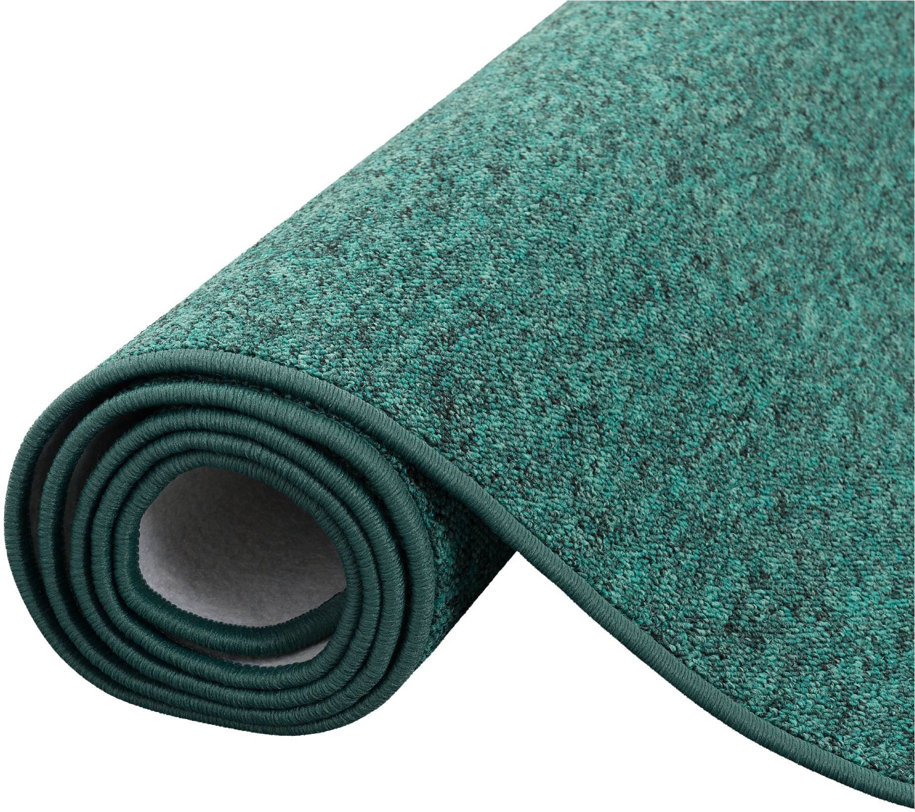 my home Teppich »Fortis, Schlinge, Made in Netherlands«, rechteckig, 5 mm Höhe, Uni Farben, gekettelt, auch als Läufer, strapazierfähig, Wohnzimmer