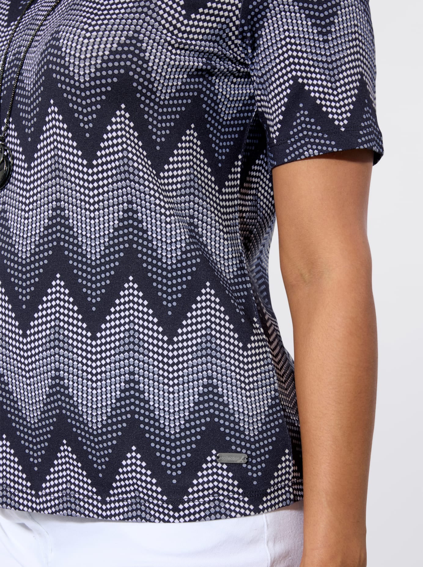 Casual Looks Shirt à col rond »Kurzarm-Shirt« 1 pièces