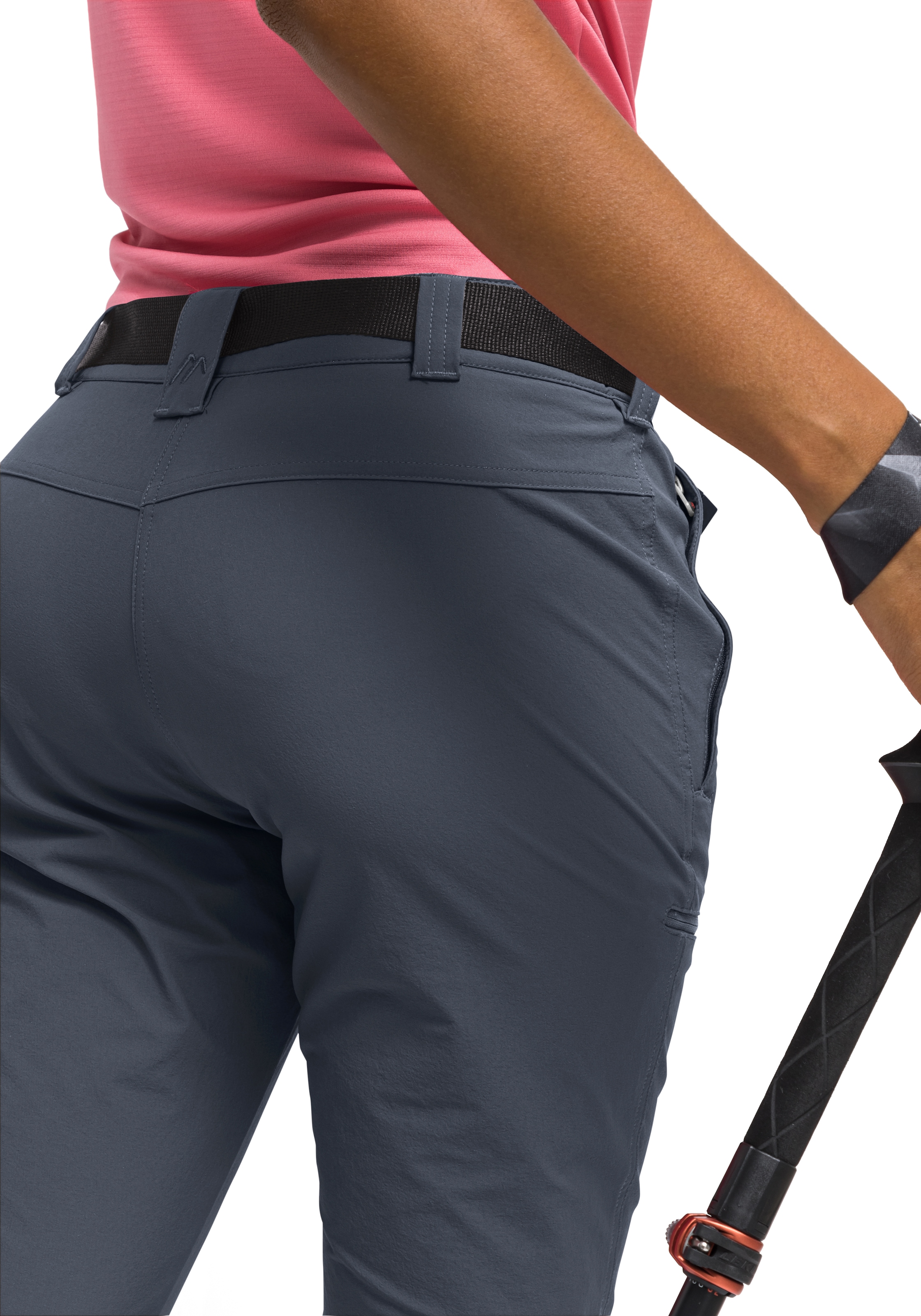 Maier Sports Caprihose »Inara slim 3/4«, Damen Wanderhose, atmungsaktive Outdoorhose, 3/4 Hose mit 3 Taschen