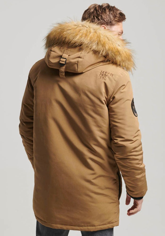 Superdry Steppjacke »EVEREST FAUX FUR HOODED PARKA«